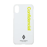 Marcelo Burlon Porta iPhone iphone x Donna Plastica Bianco