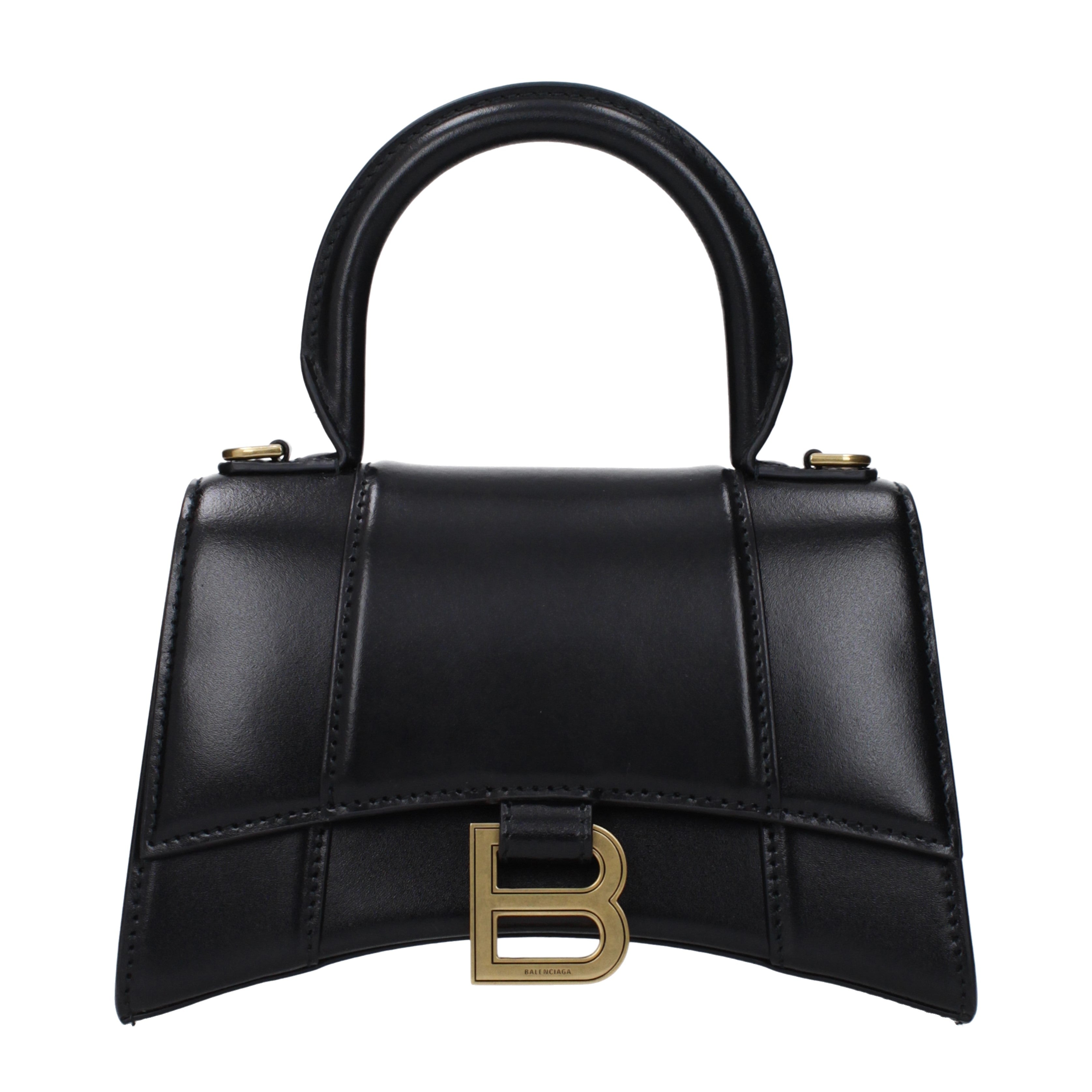 Balenciaga Handbags Women Leather Black B-Exit – B-Exit top shop - Main Image