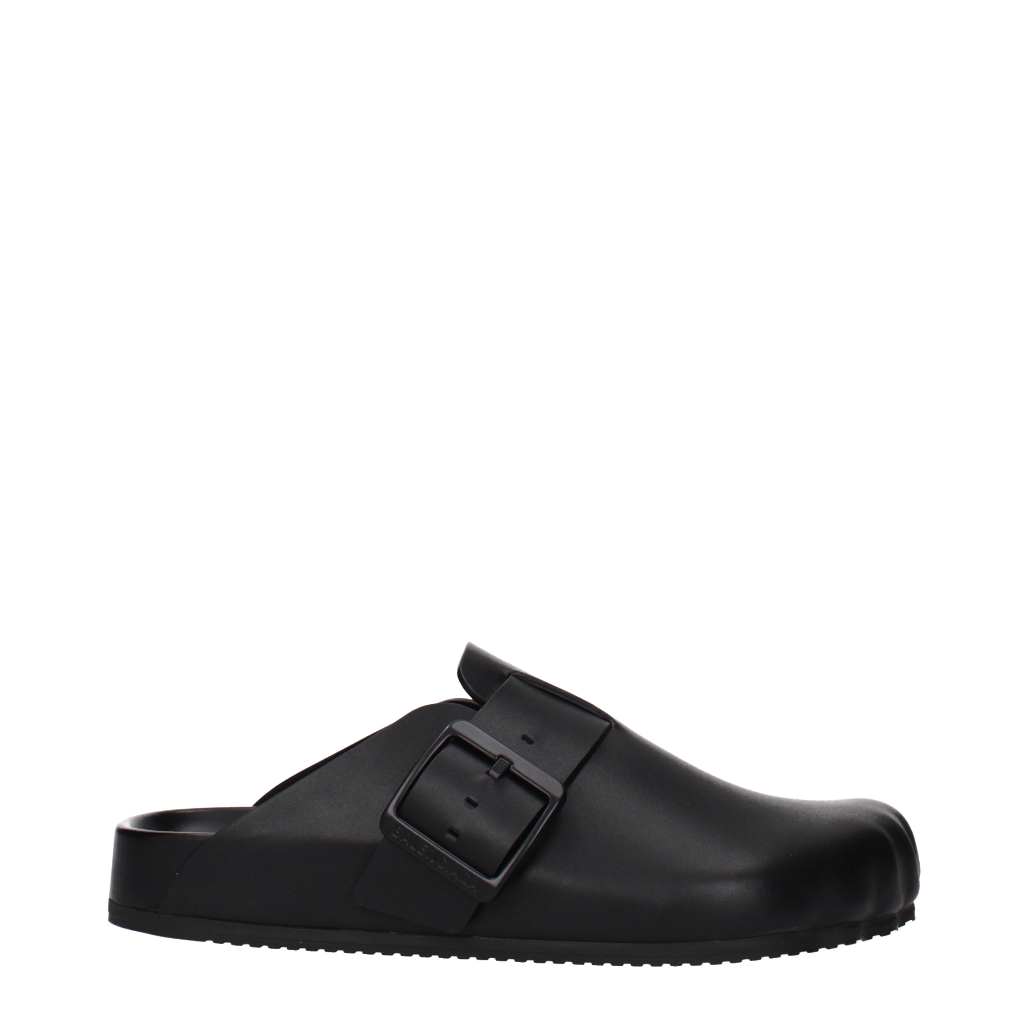 Balenciaga スリッパと下駄 女性 皮革 黒 | B-Exit – B-Exit top shop