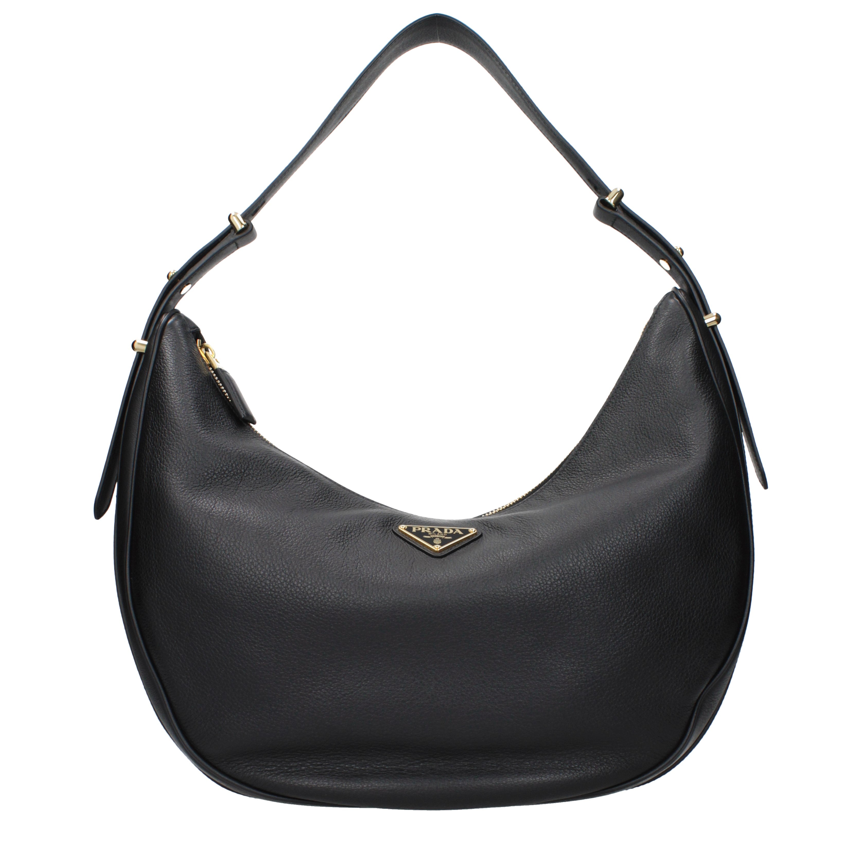 Prada ショルダーバッグ 女性 皮革 黒 | B-Exit – B-Exit top shop online