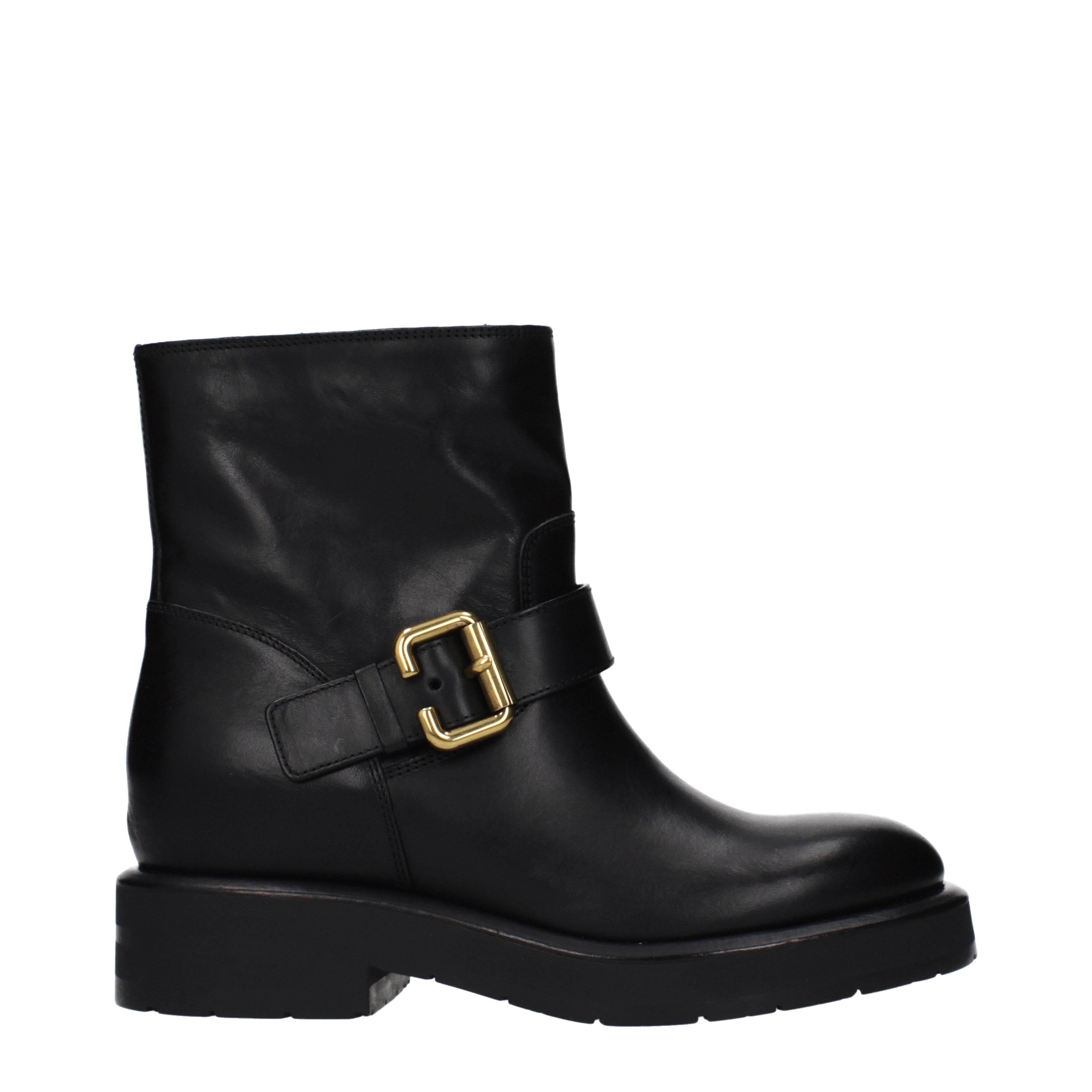 Chloé ブラックショートブーツ Chloé アンクルブーツ 女性 皮革 黒 | B-Exit – B-Exit top shop online