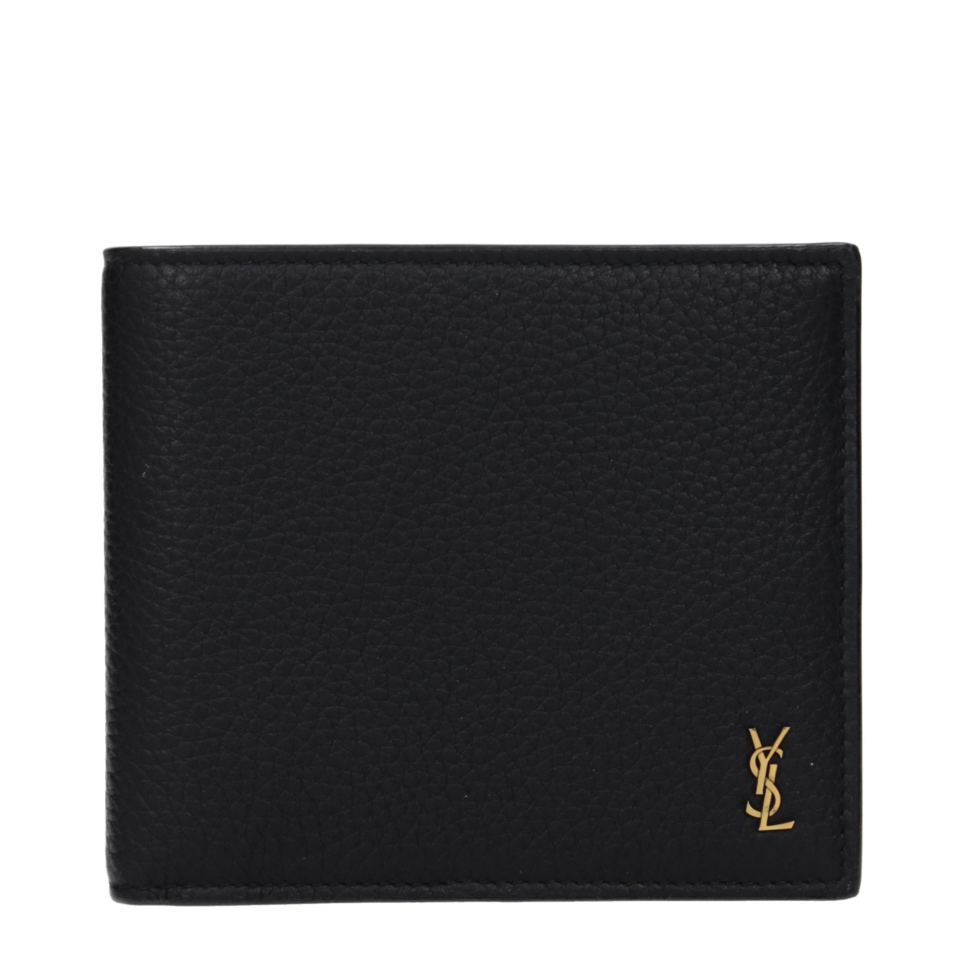 Saint Laurent Wallets Men Leather Black | B-Exit – B-Exit top shop