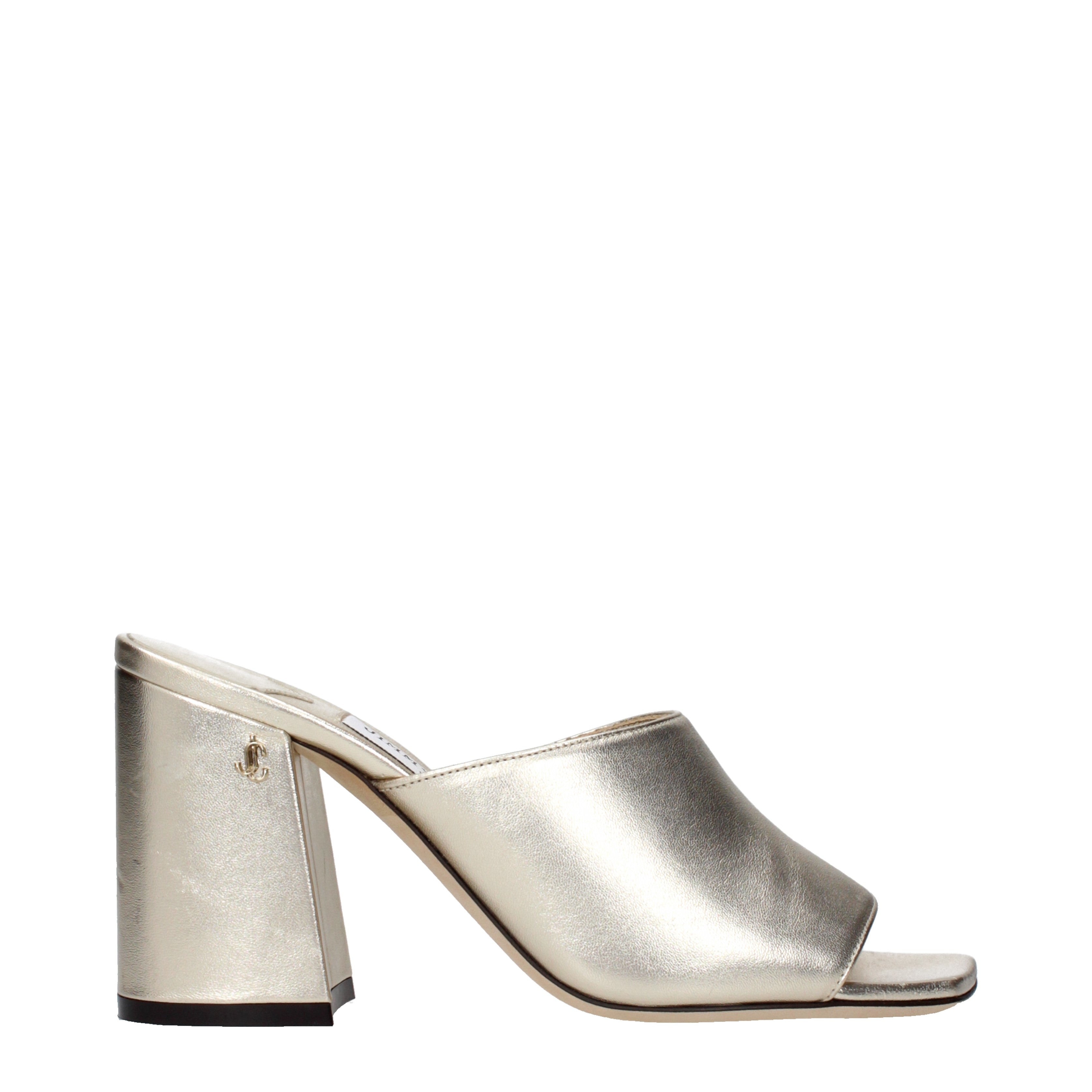 Jimmy Choo サンダル 女性 皮革 ゴールド/シャンパン | B-Exit – B