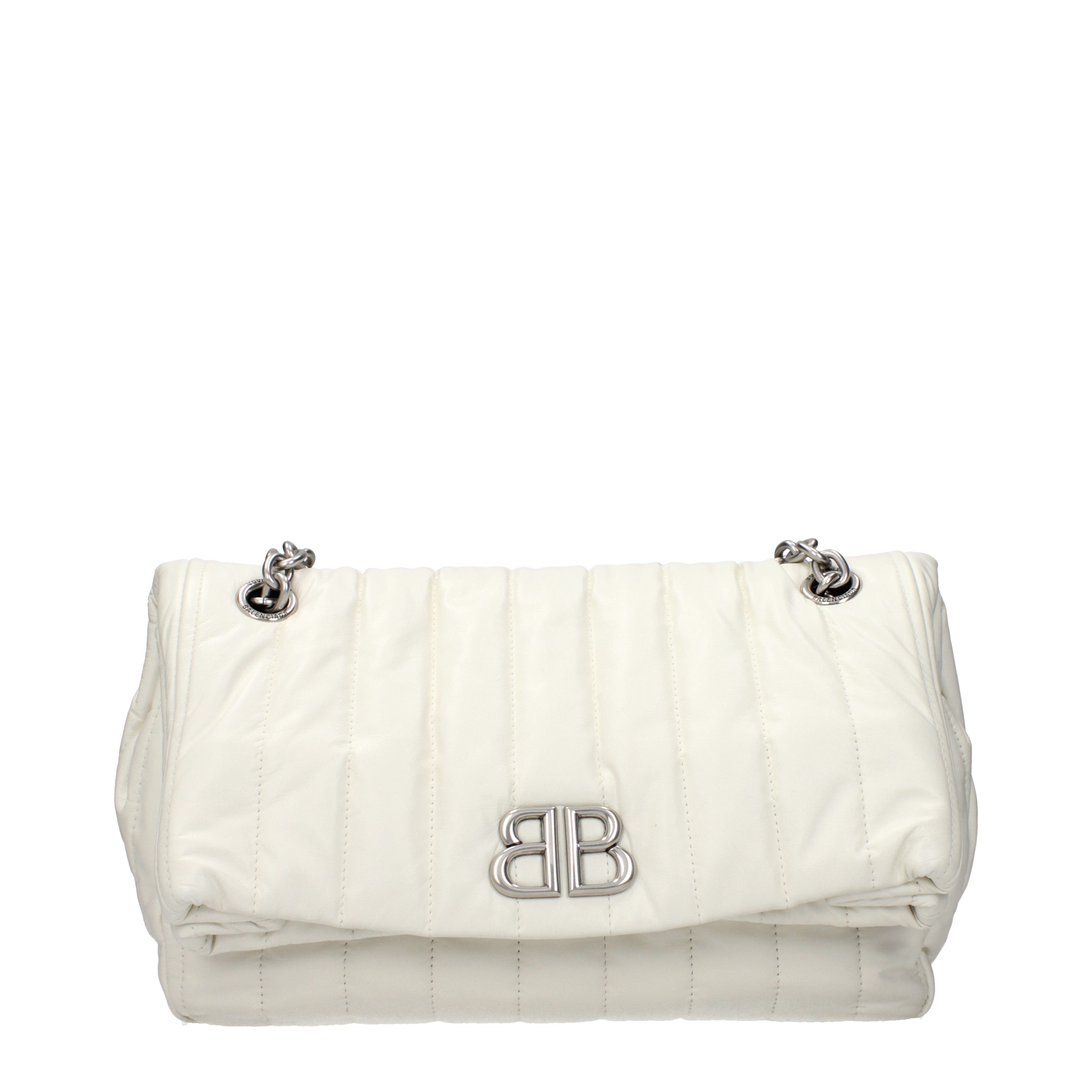 Balenciaga ショルダーバッグ 女性 皮革 白/オフホワイト | B-Exit – B