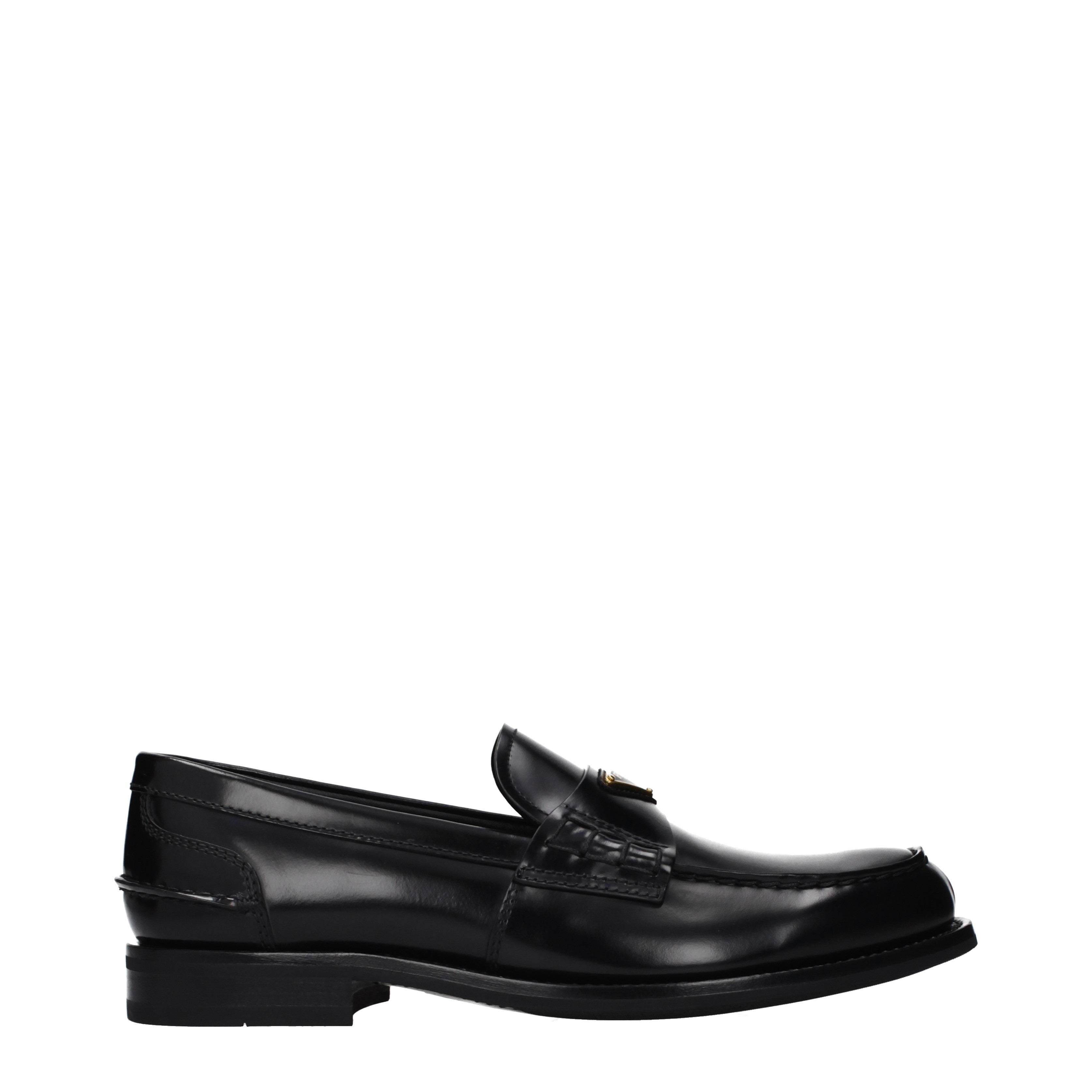 Prada Loafers Men Leather Black | B-Exit – B-Exit top shop online