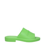 Salvatore Ferragamo Ciabatte e Zoccoli Giuneva Uomo Gomma Verde/Lime