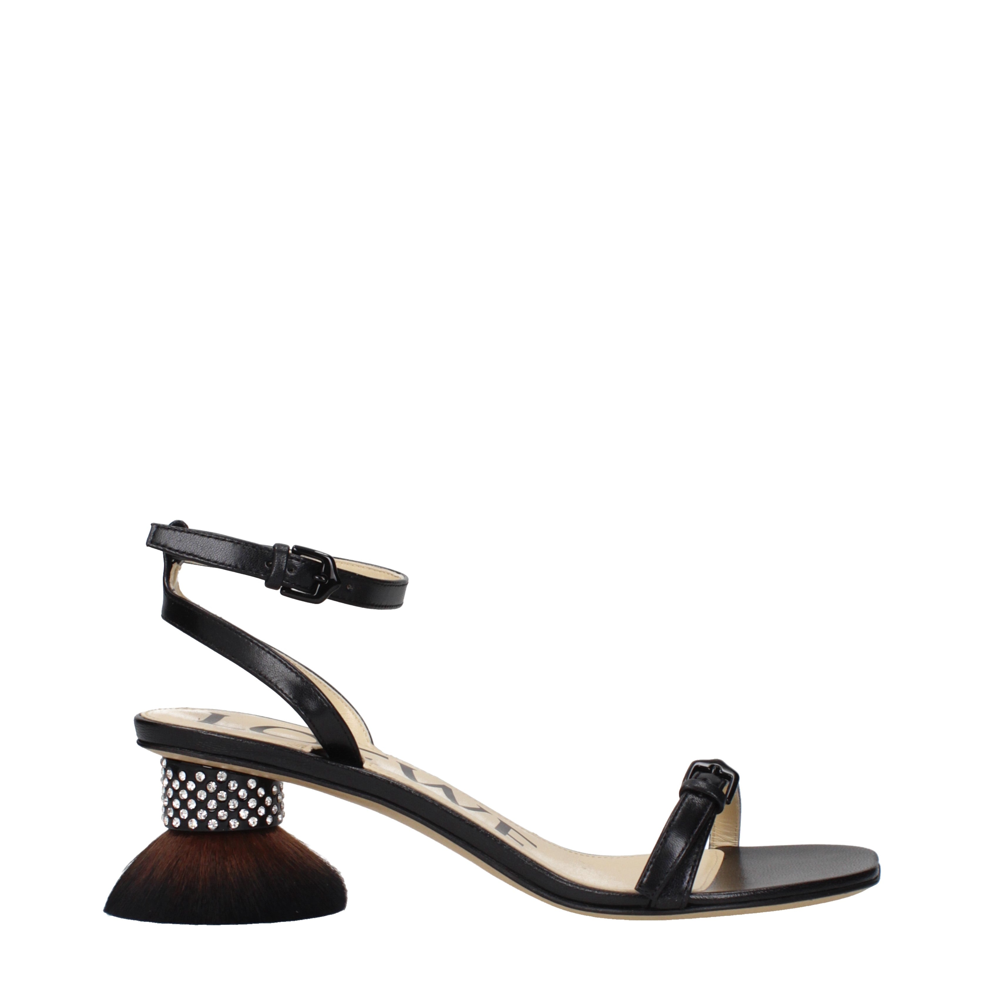 Loewe サンダル 女性 皮革 黒 | B-Exit – B-Exit top shop online