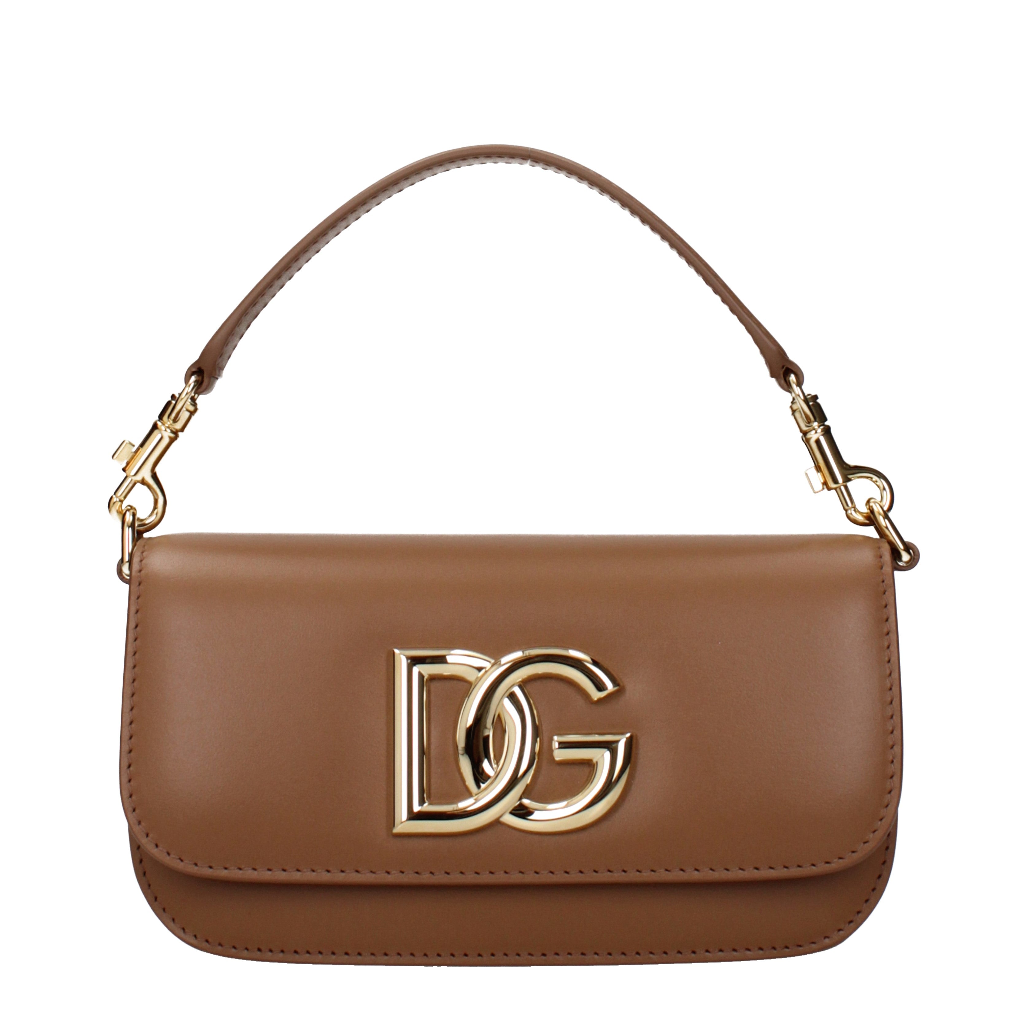 Dolce&Gabbana Handbags Women Leather Brown/Caramel | B-Exit – B