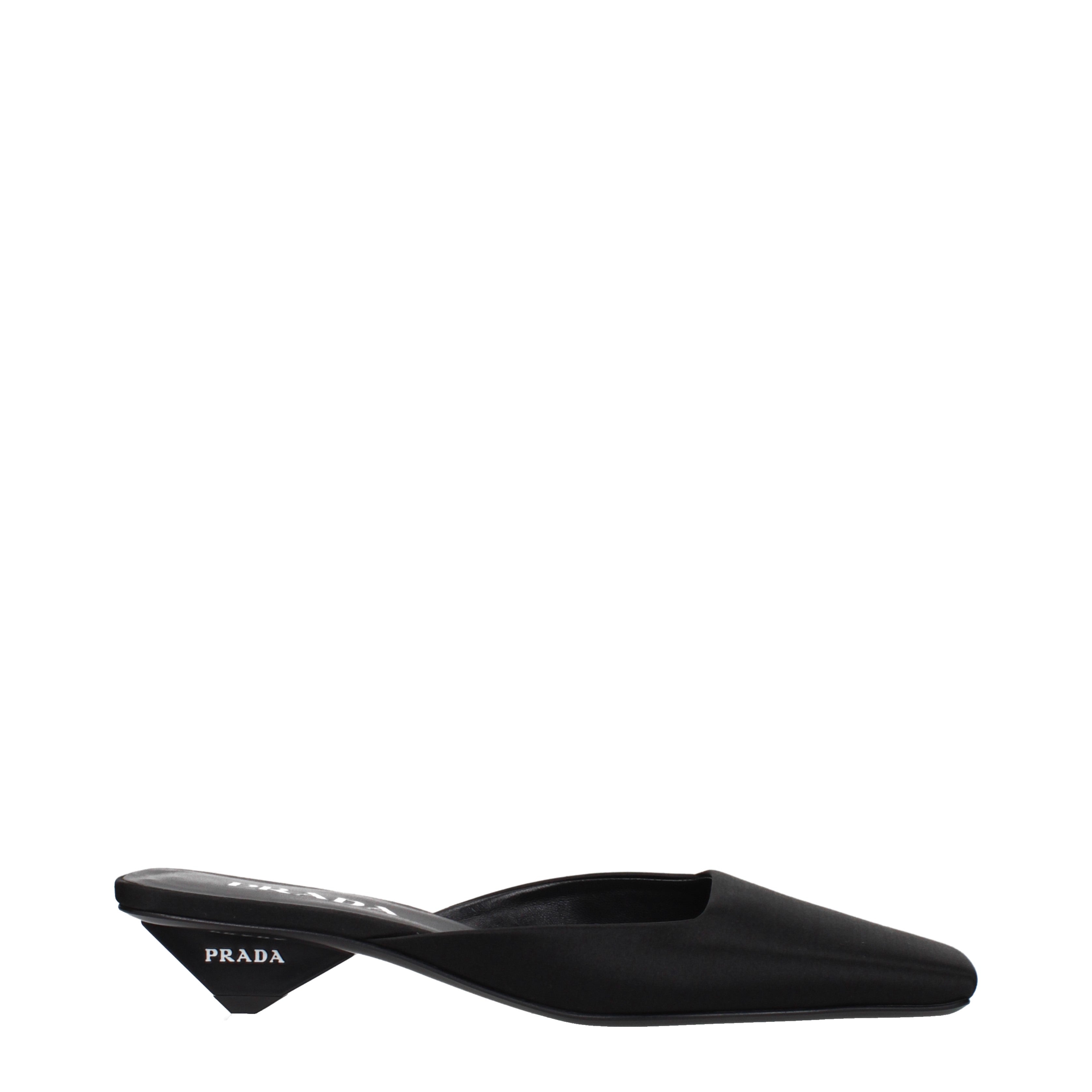 Prada Sandals Women Satin Black | B-Exit – B-Exit top shop online
