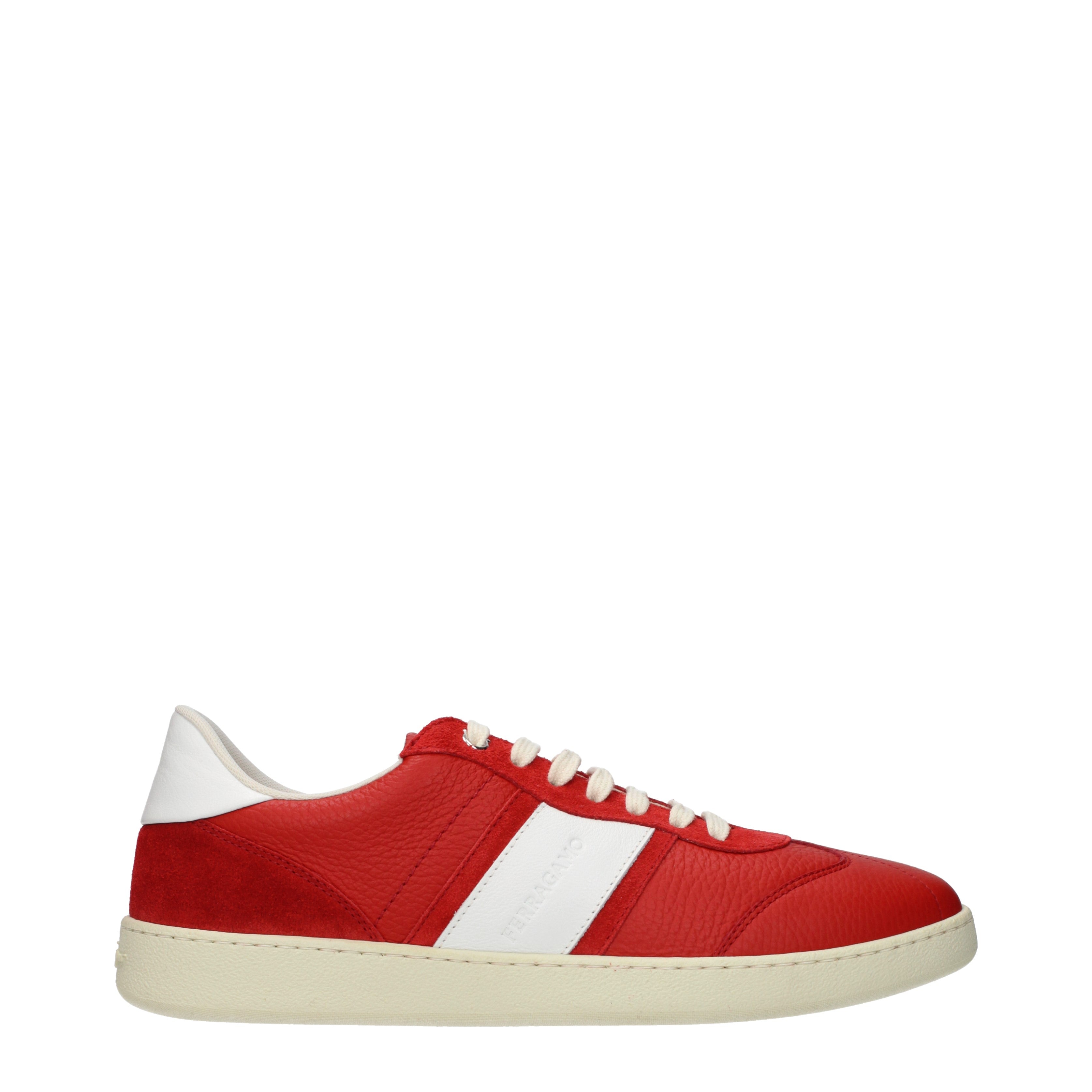 Salvatore Ferragamo Sneakers Men Leather Red/Flame | B-Exit – B