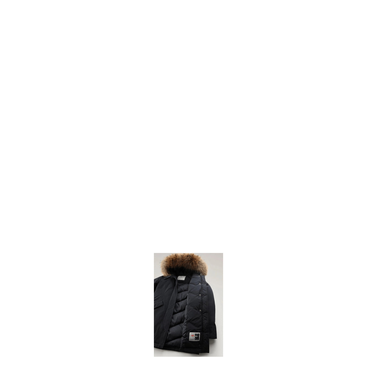 Woolrich Idee Regalo Jacket artic parka Donna Cotone Blu Navy Scuro