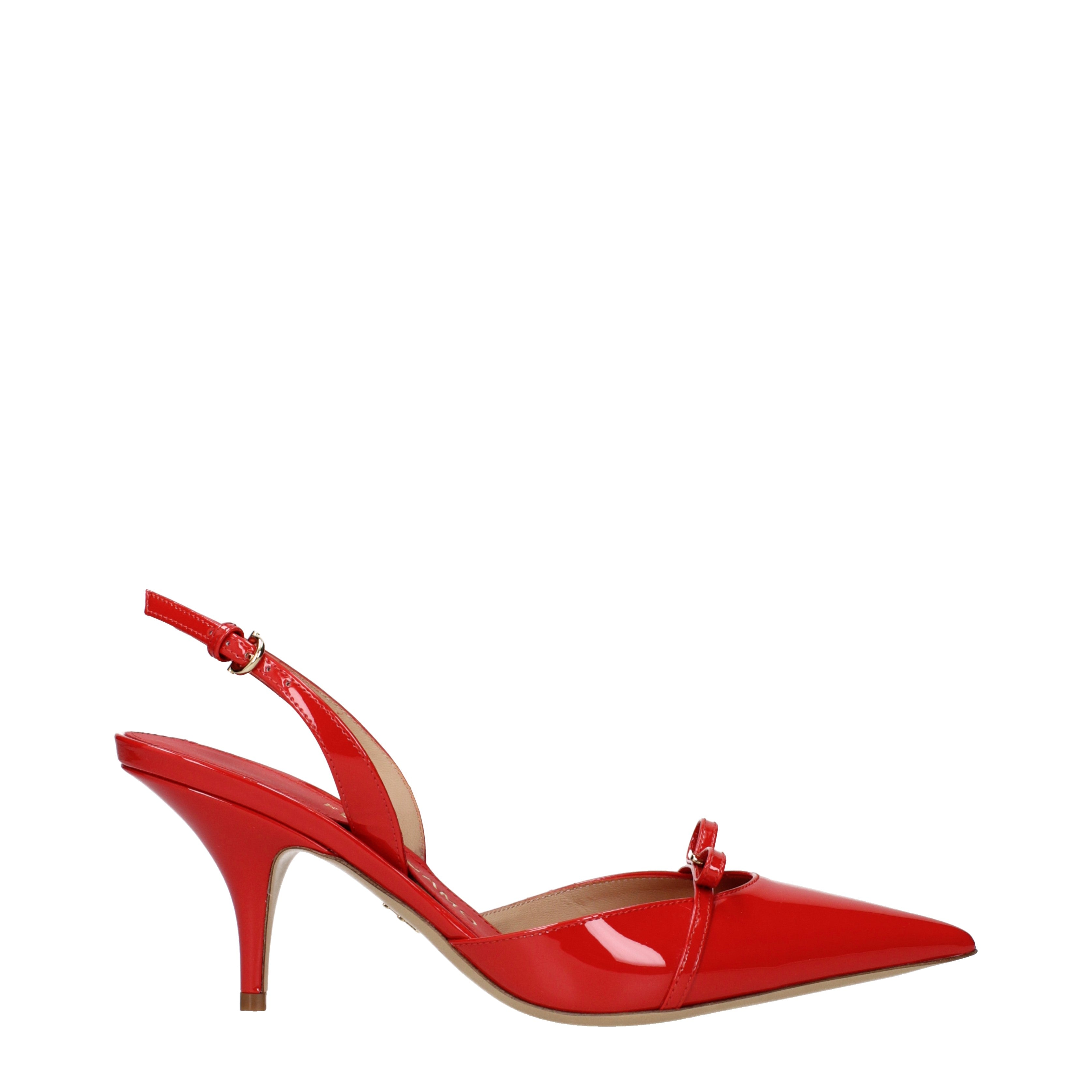 Salvatore Ferragamo Sandals Women Patent Leather Red/Fire | B-Exit