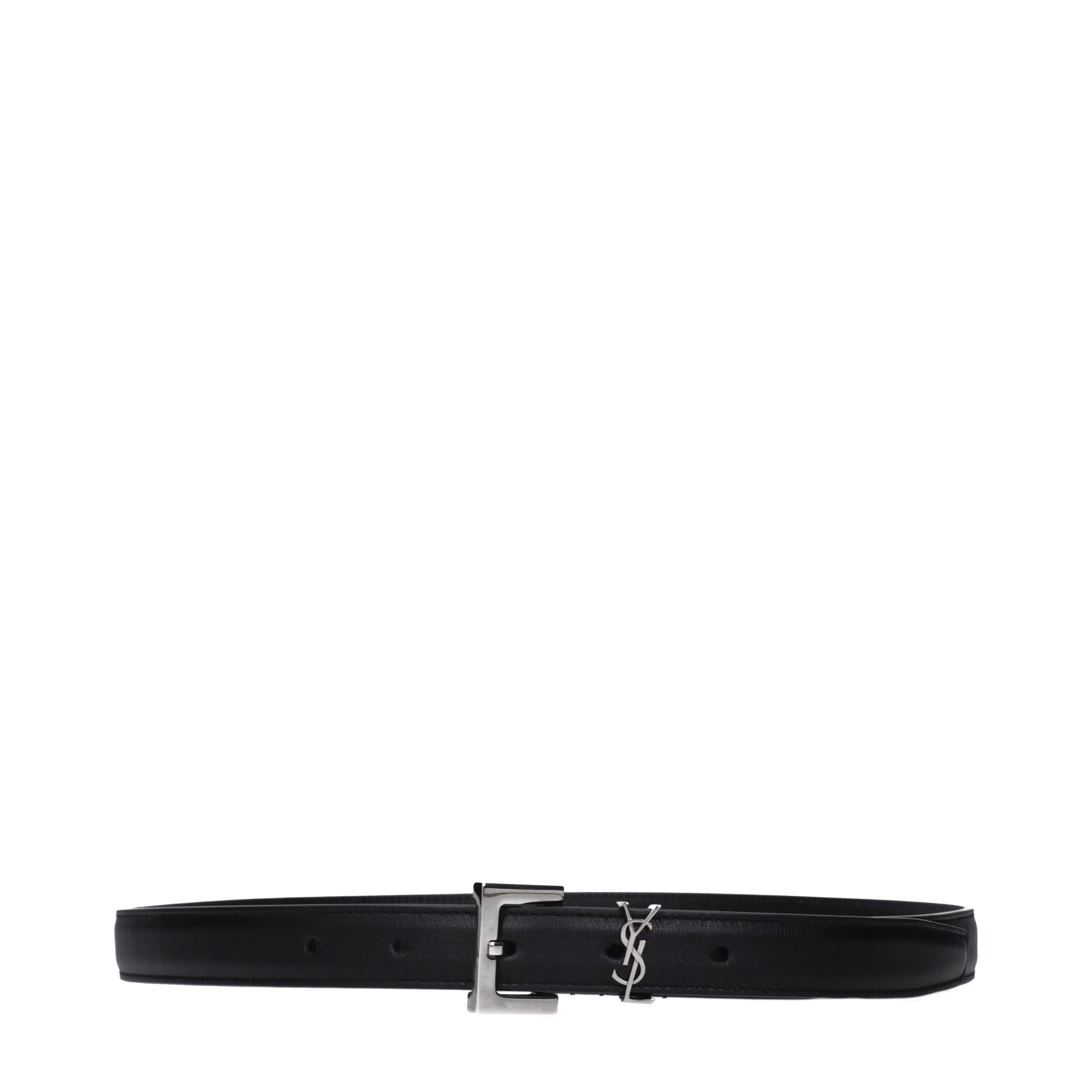 Saint Laurent ベルト 女性 皮革 黒 | B-Exit – B-Exit top shop online