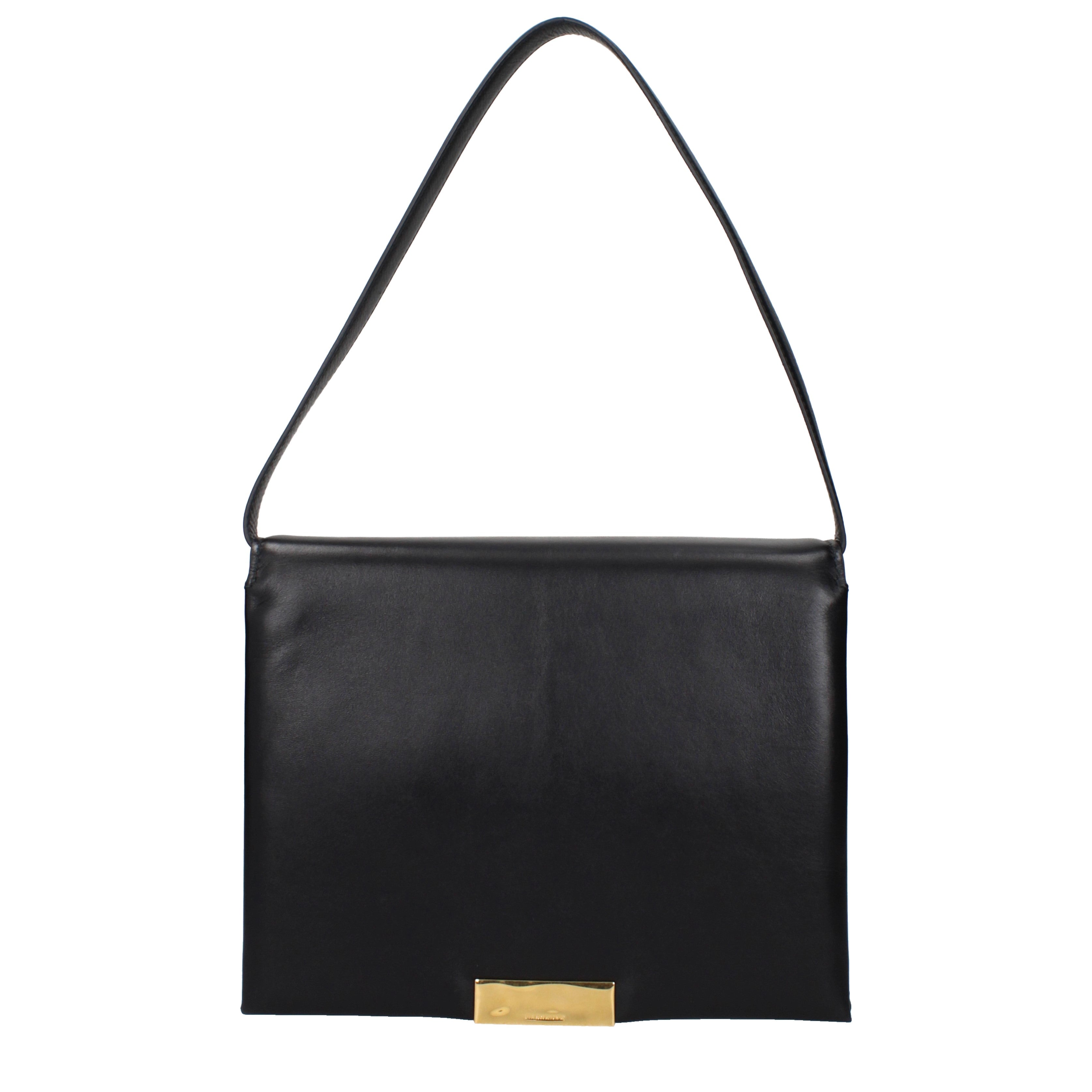 Jil Sander Shoulder Bags Women Leather Black | B-Exit – B-Exit top