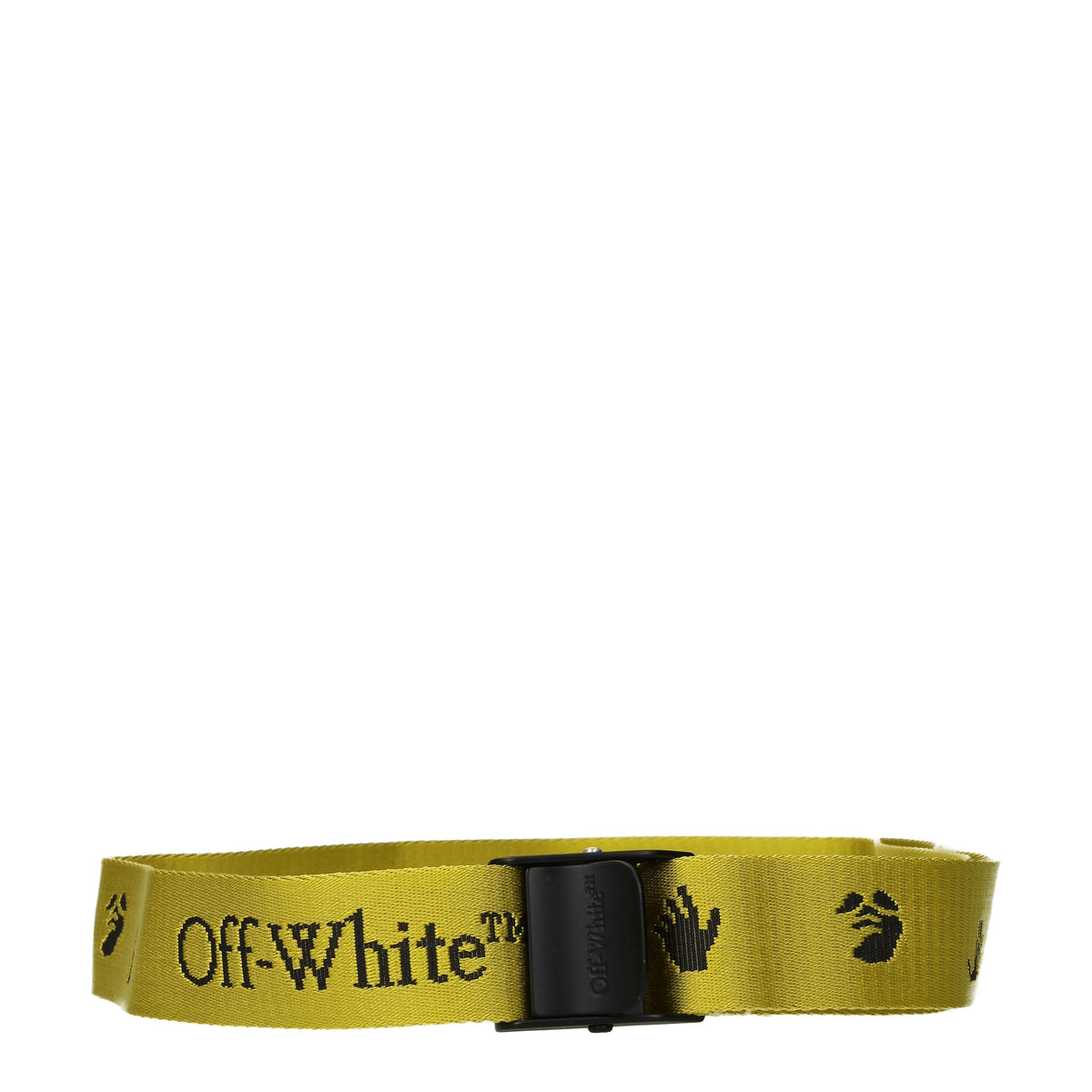Offwhite woman’s classic industrial belt Off-White Short Industrial Belt Yellow Black | eBay main image 2