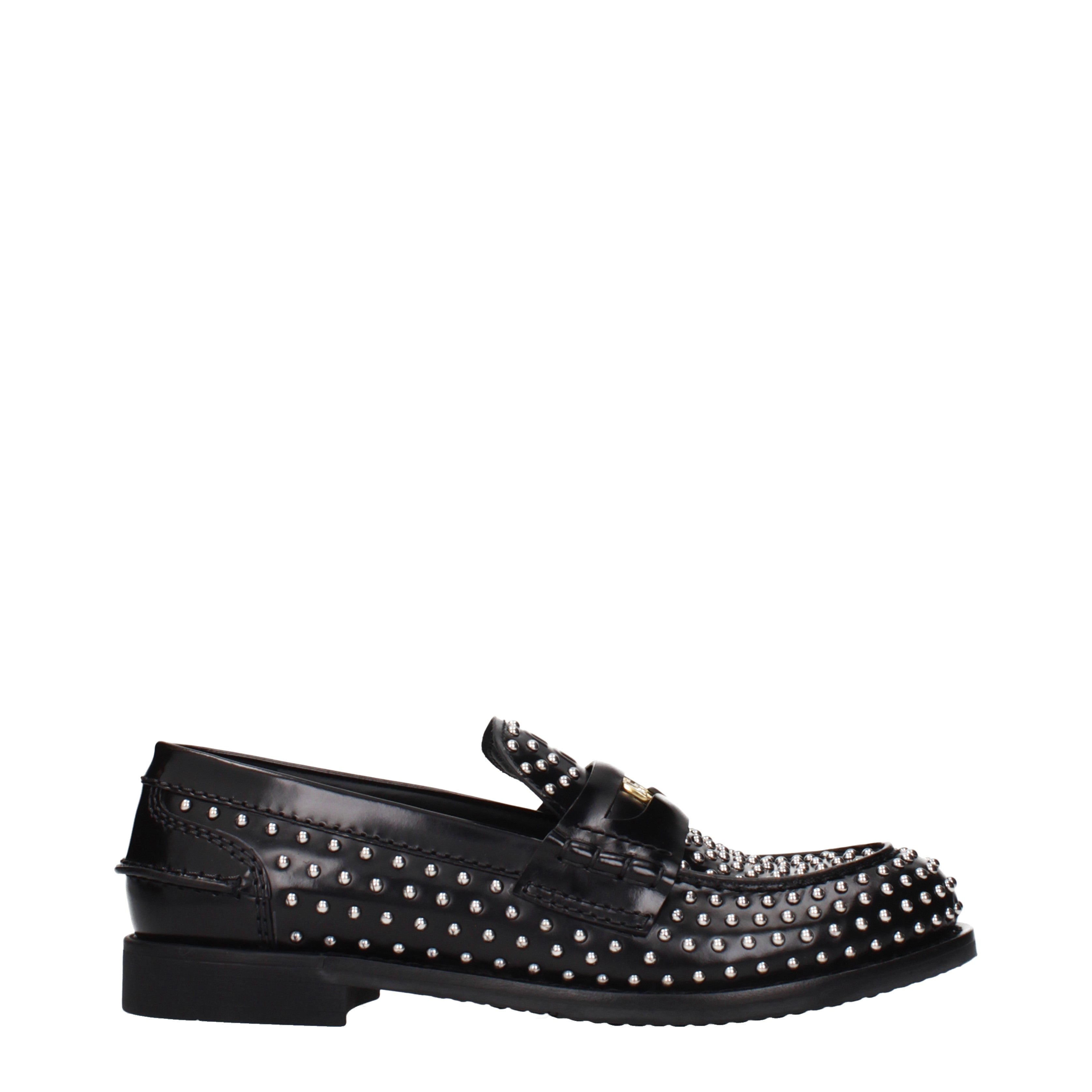 Miu Miu ローファー 女性 皮革 黒 | B-Exit – B-Exit top shop online