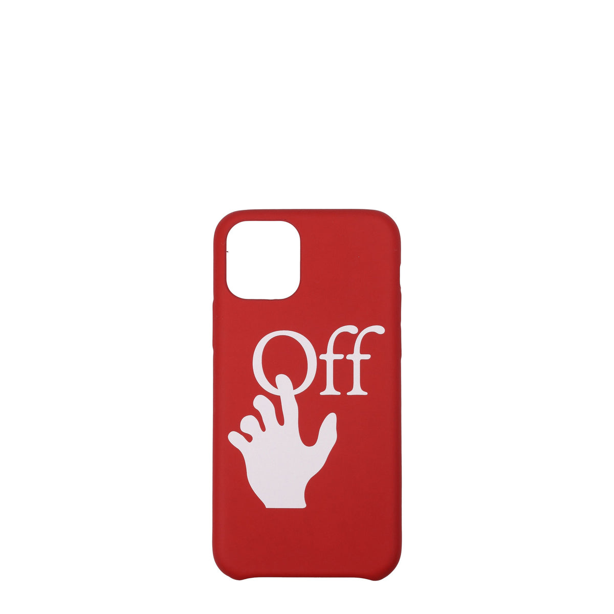 Off-White Porta iPhone iphone 11 pro Uomo Poliuretano Rosso