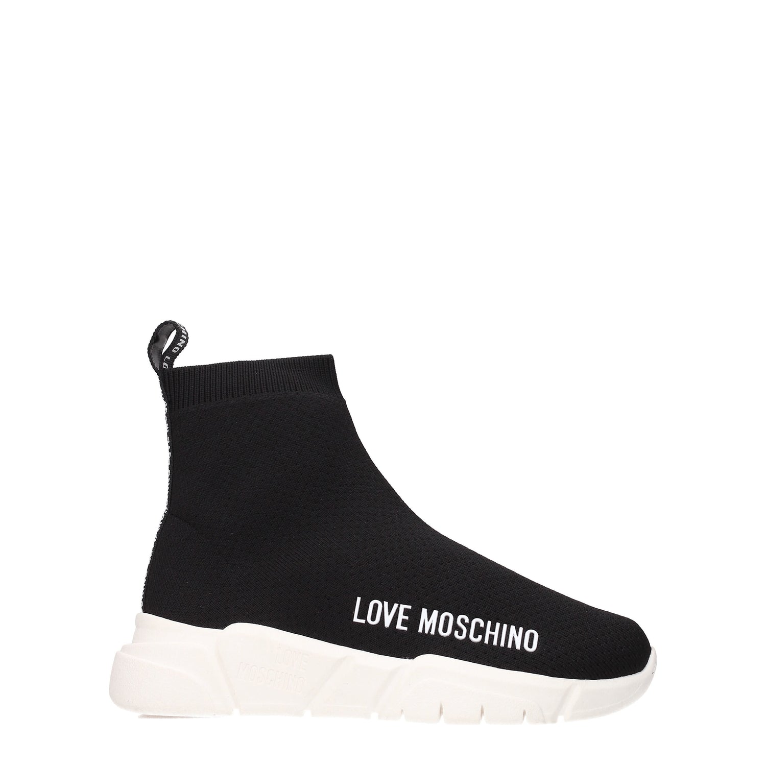 Love Moschino Sneakers Donna Tessuto Nero Bianco