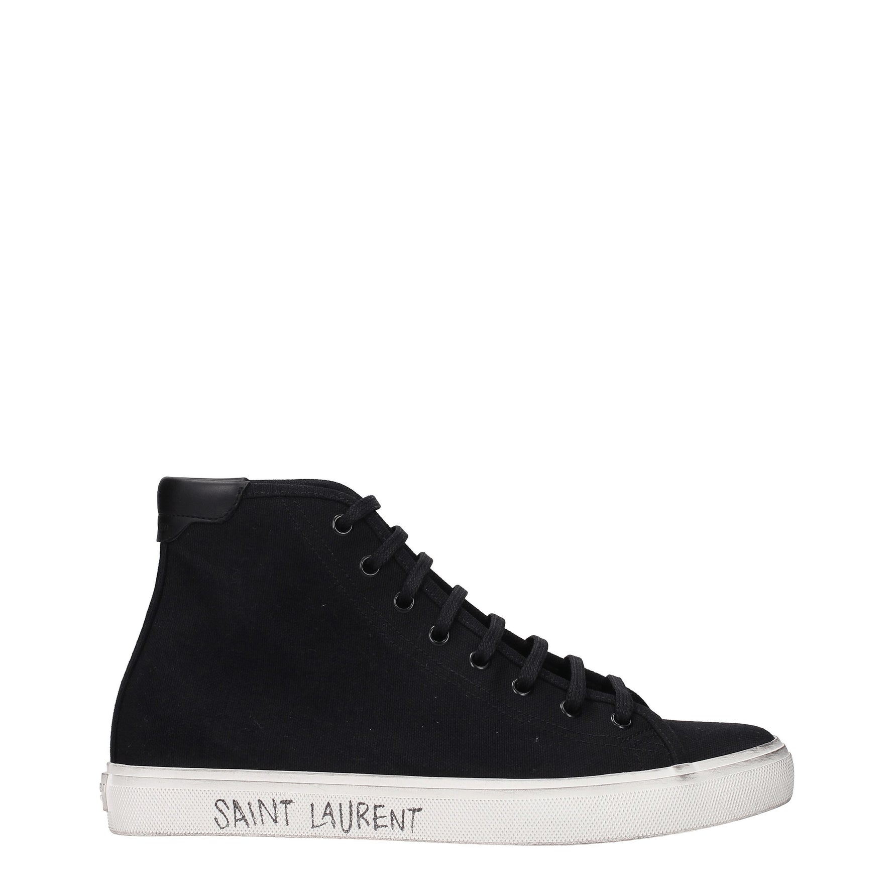 Saint Laurent Sneakers Uomo Tessuto Nero