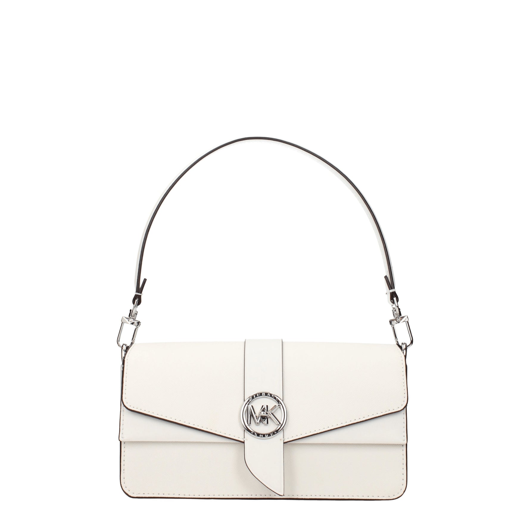 Michael Kors Handbags Women Leather White/Optic White B-Exit – B