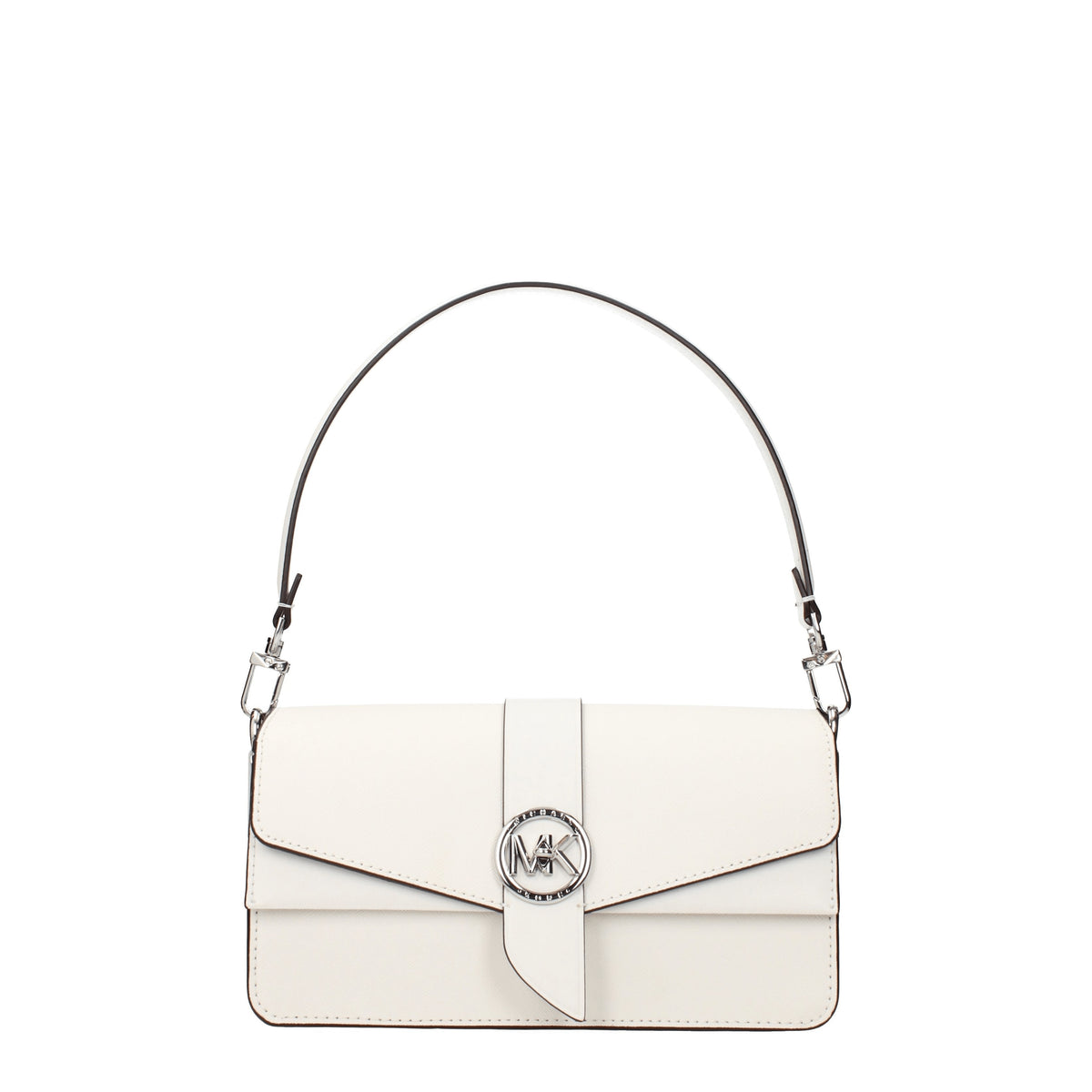 Michael Kors Handtaschen Damen Leder Weiß/Optic White B-Exit – B