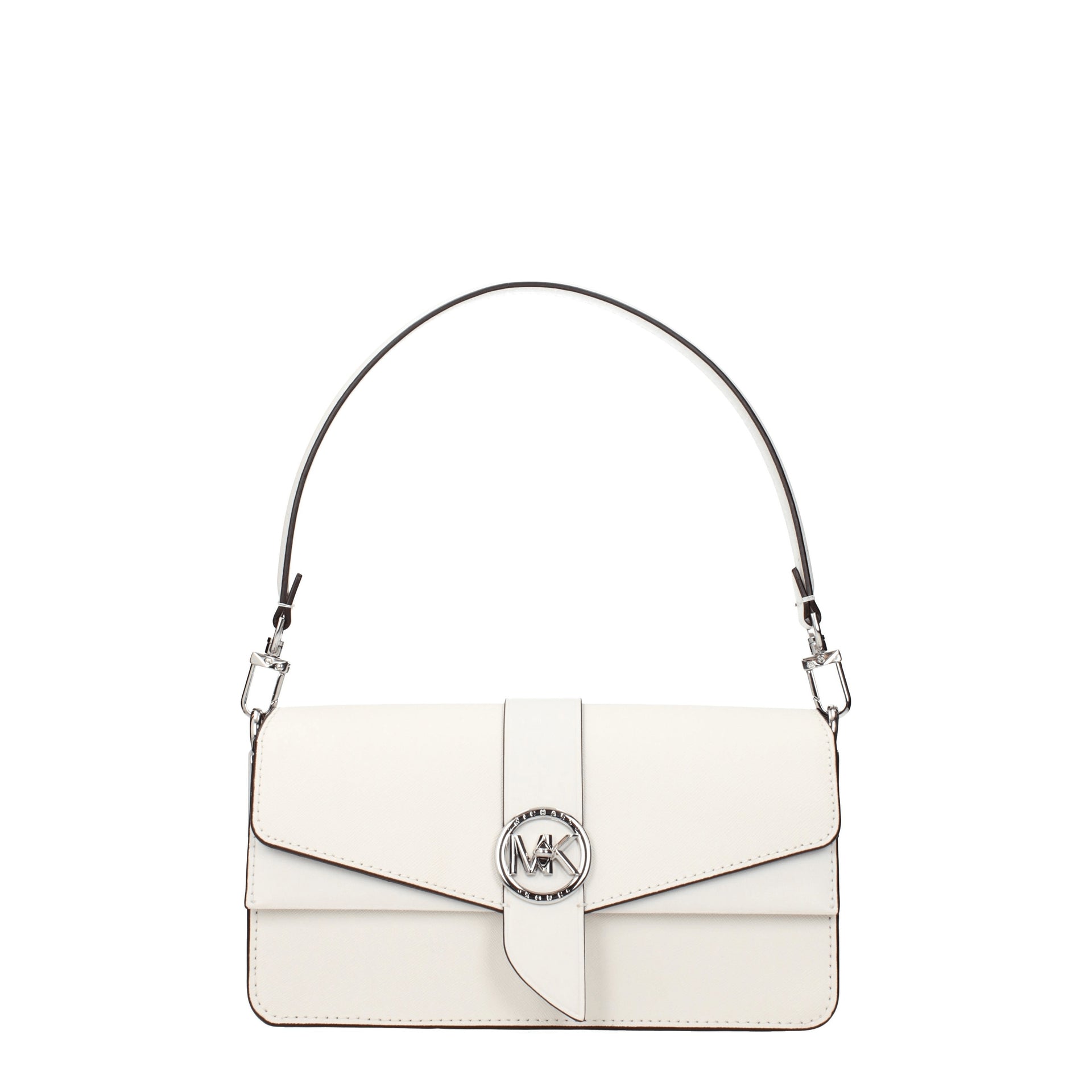 Michael Kors Handbags Women Leather White/Optic White B-Exit – B