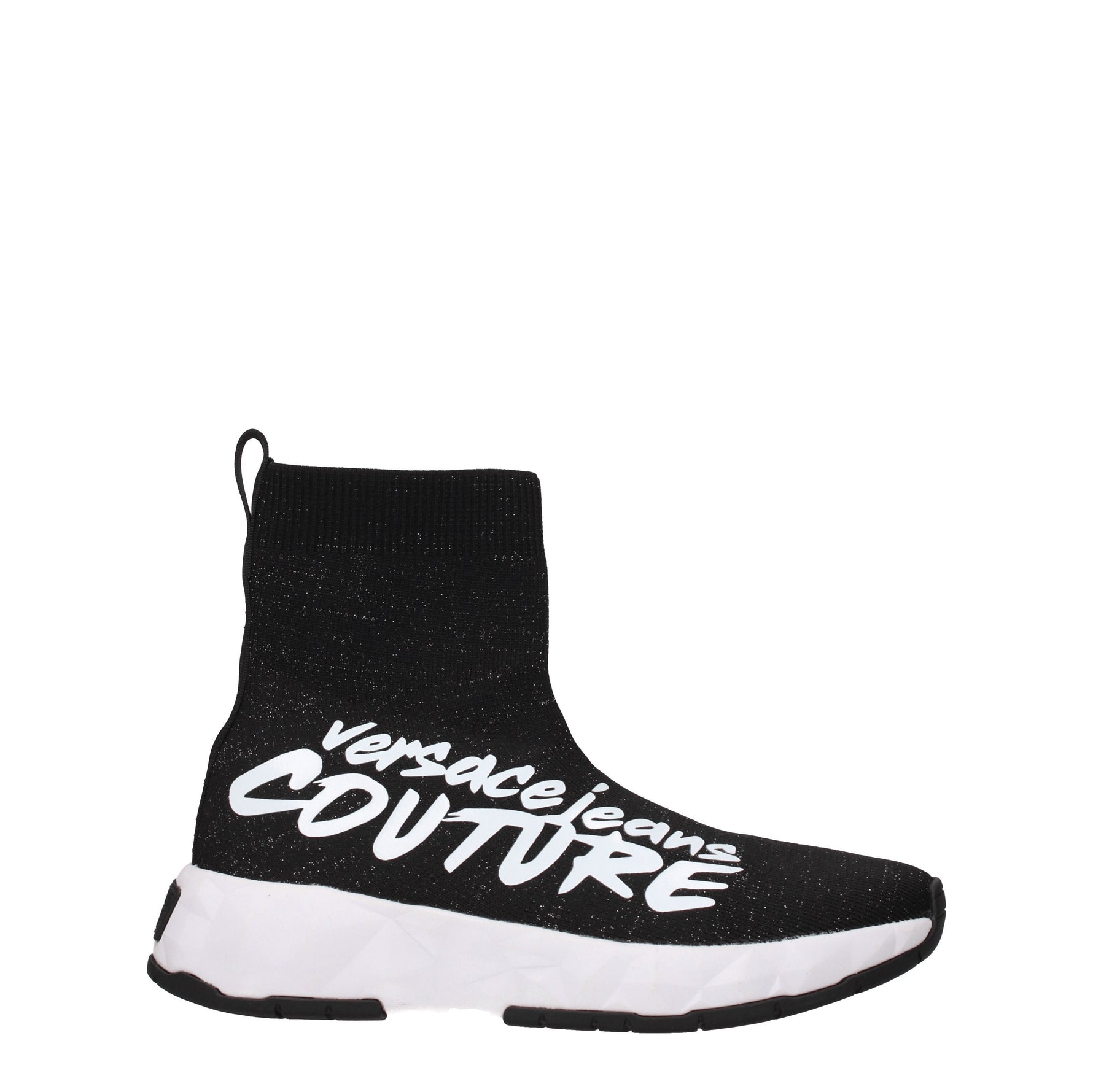 Versace Jeans Sneakers couture Donna Tessuto Nero