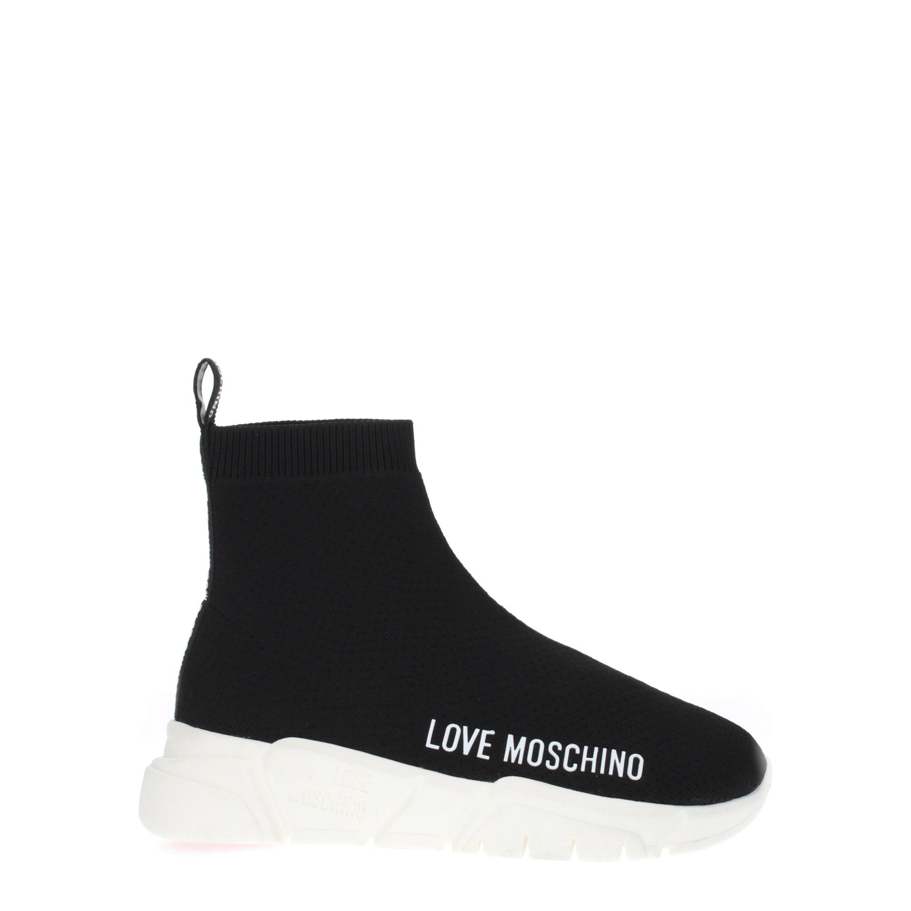 Love Moschino Sneakers Donna Tessuto Nero Bianco