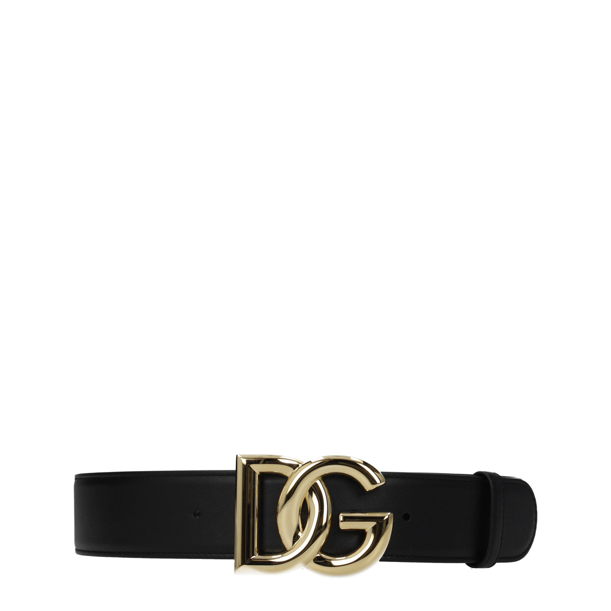 Dolce&Gabbana Cinture Regular Donna Pelle Nero Oro