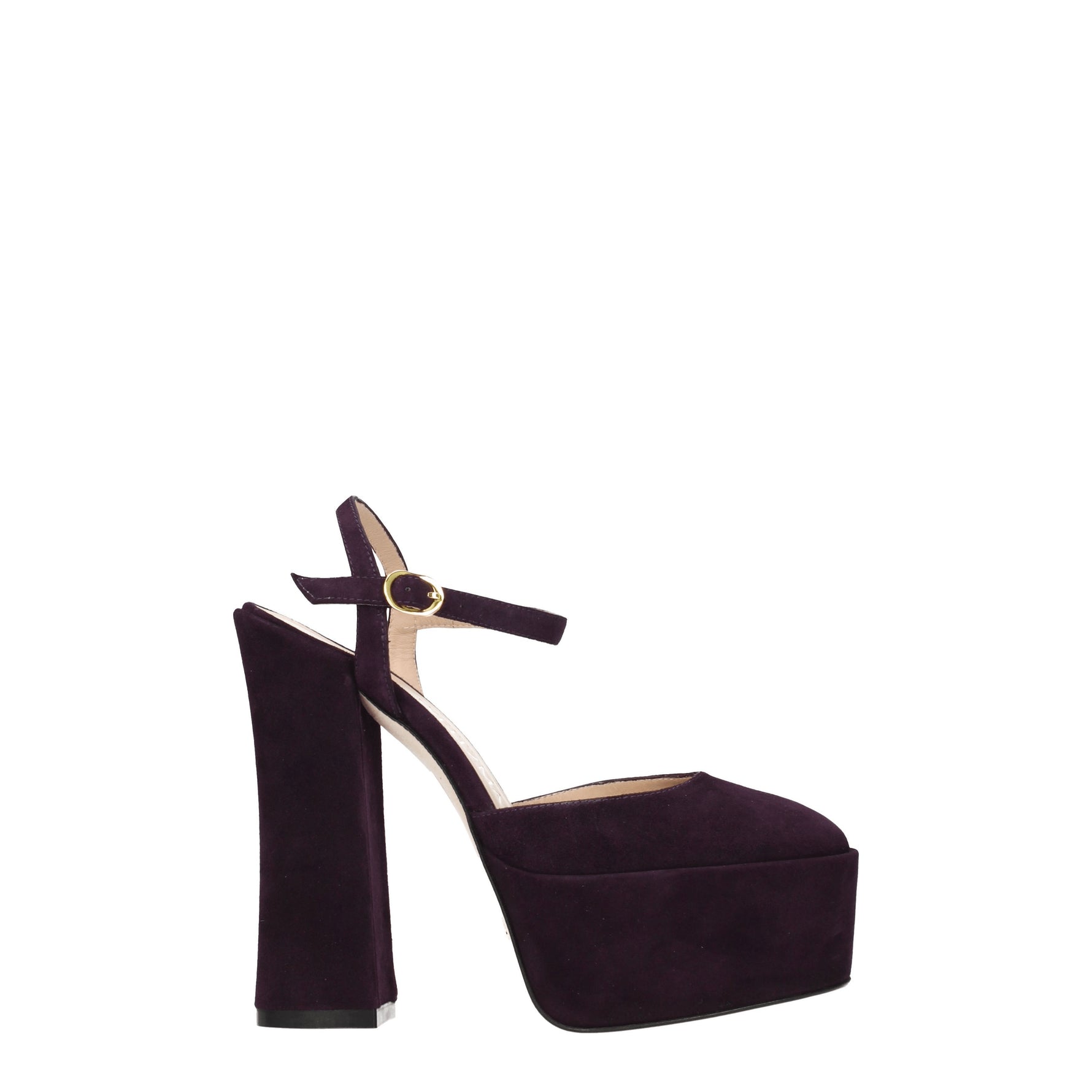 Stuart Weitzman Sandalias Mujer Gamuza Morado/Berenjena B-Exit