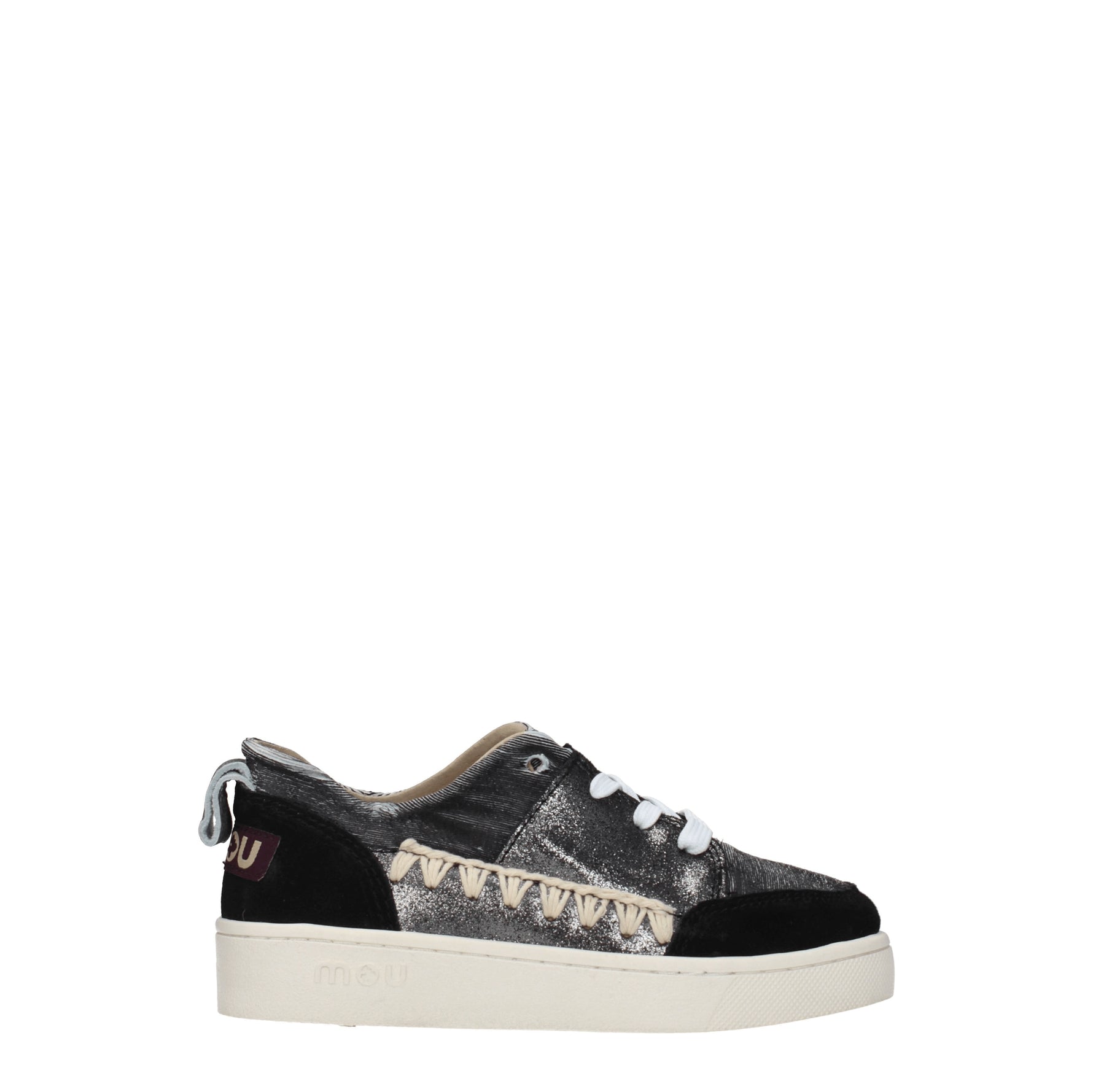Mou Sneakers Donna Camoscio Grigio Nero