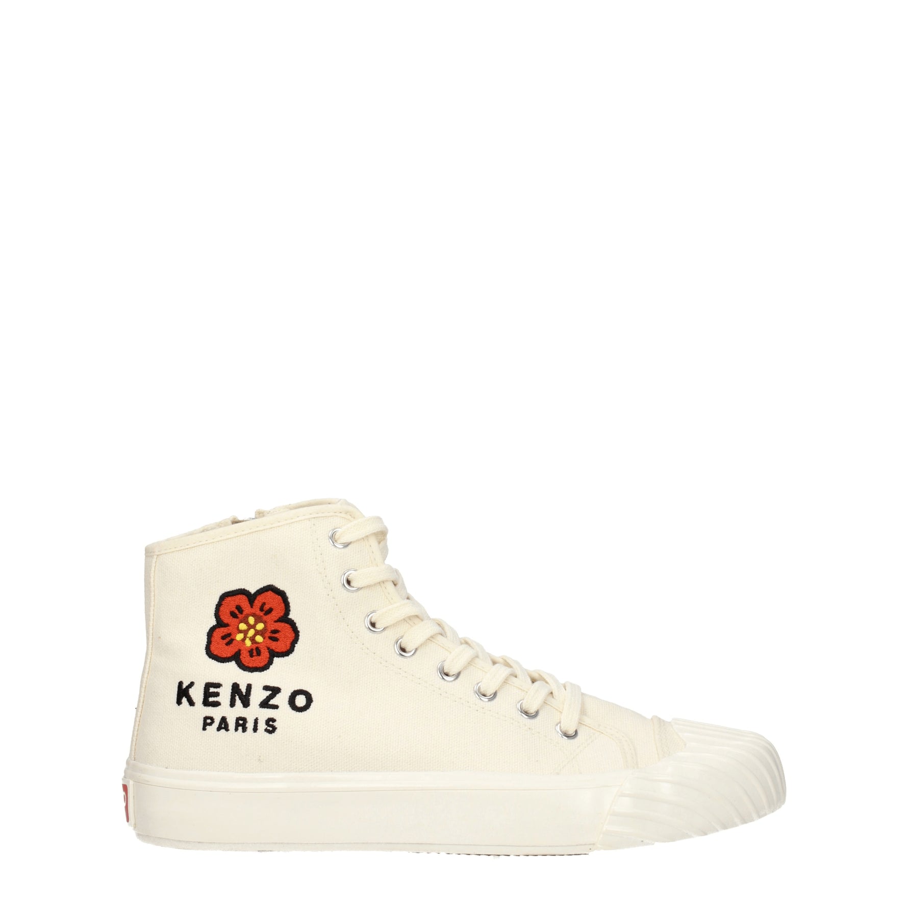 Kenzo Sneakers Uomo Tessuto Bianco Crema