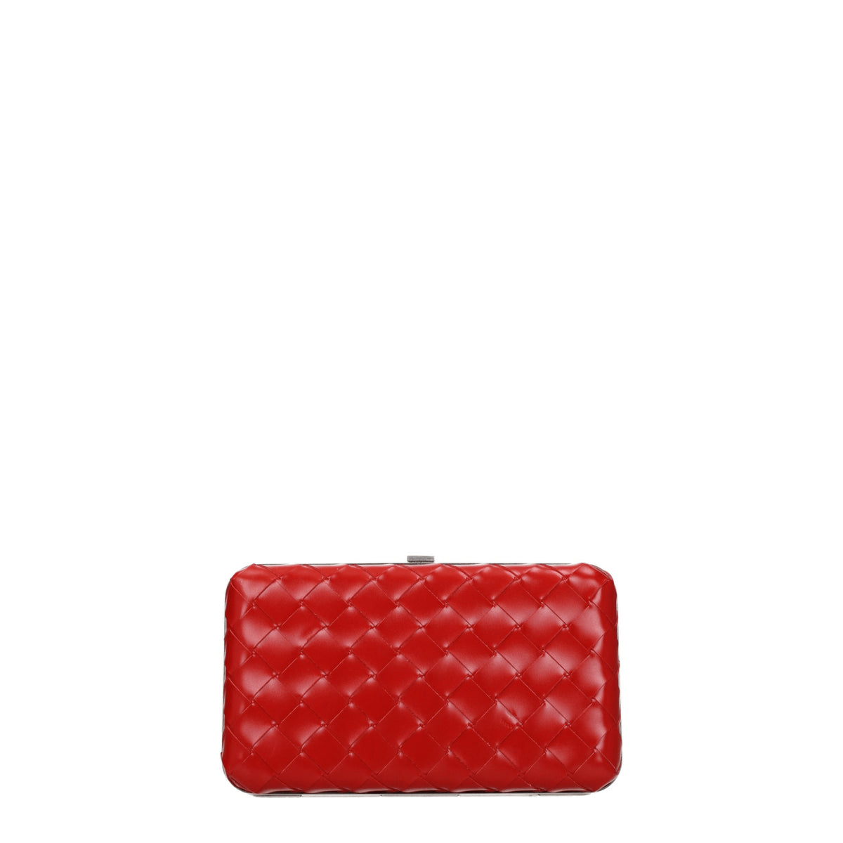 Bottega Veneta Pochette Donna Pelle Rosso Rossetto