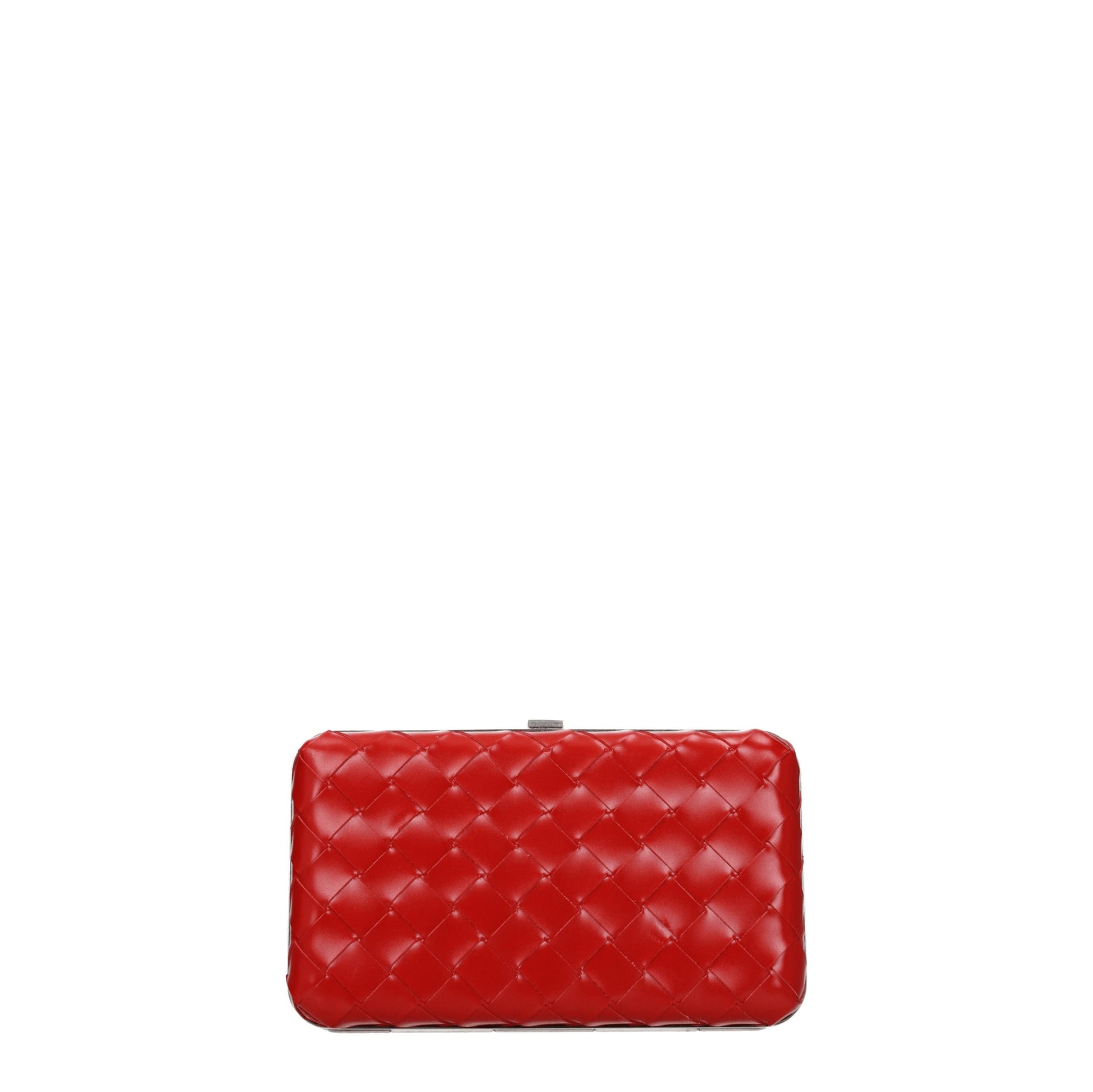 Bottega Veneta Pochette Donna Pelle Rosso Rossetto
