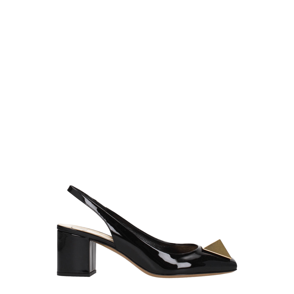 Valentino Garavani Sandali one stud Donna Vernice Nero