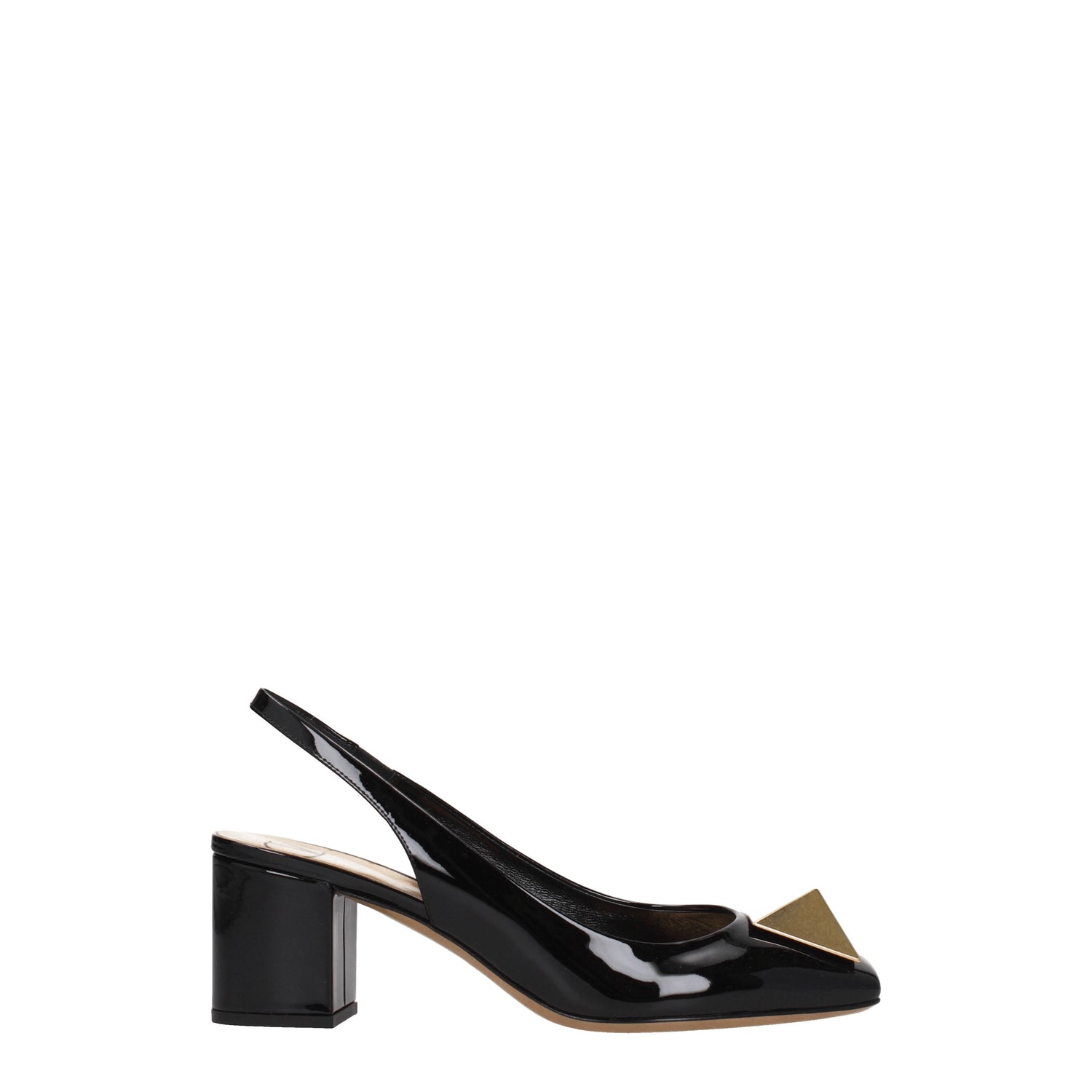 Valentino Garavani Sandali one stud Donna Vernice Nero