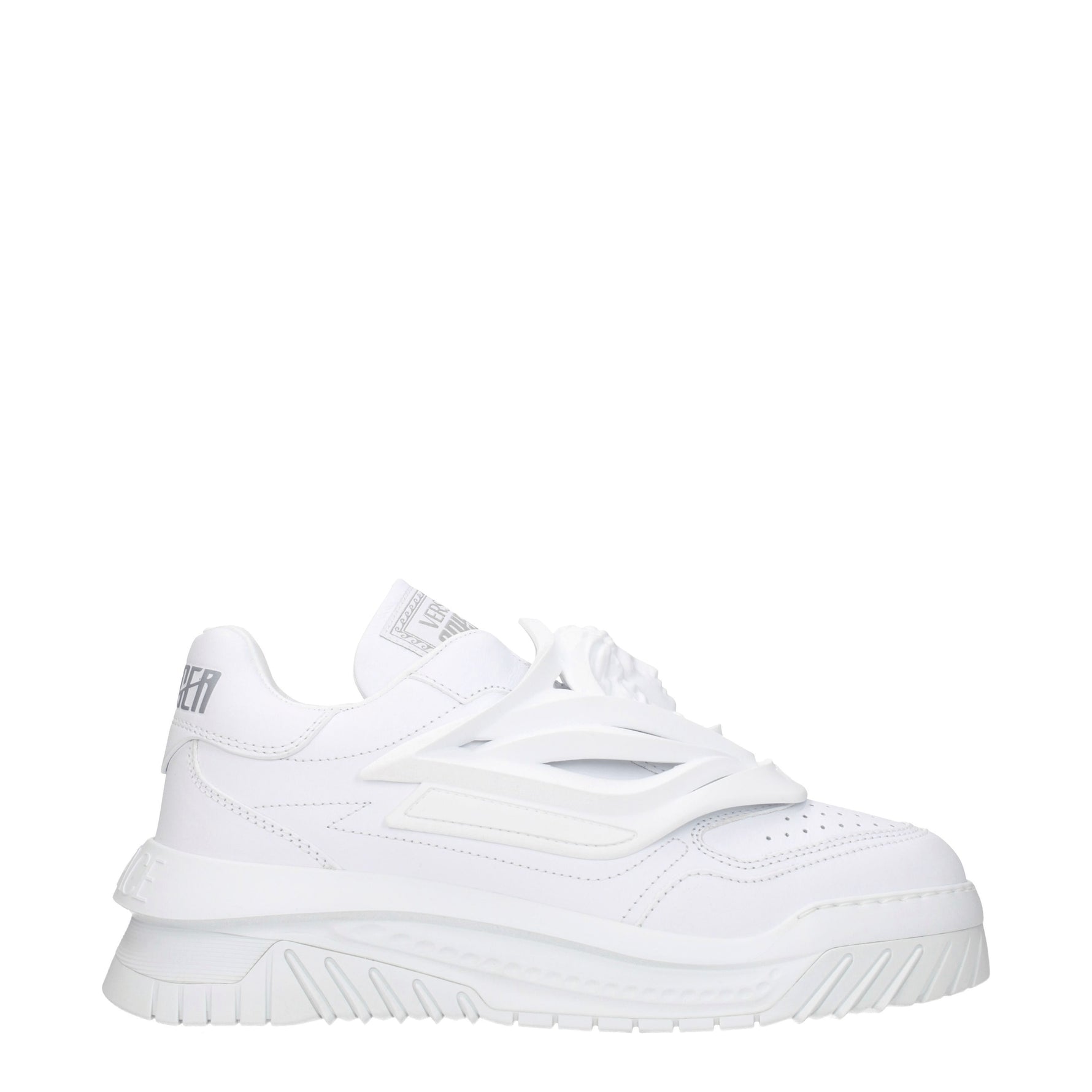 Versace Sneakers odissea Uomo Pelle Bianco Bianco Ottico