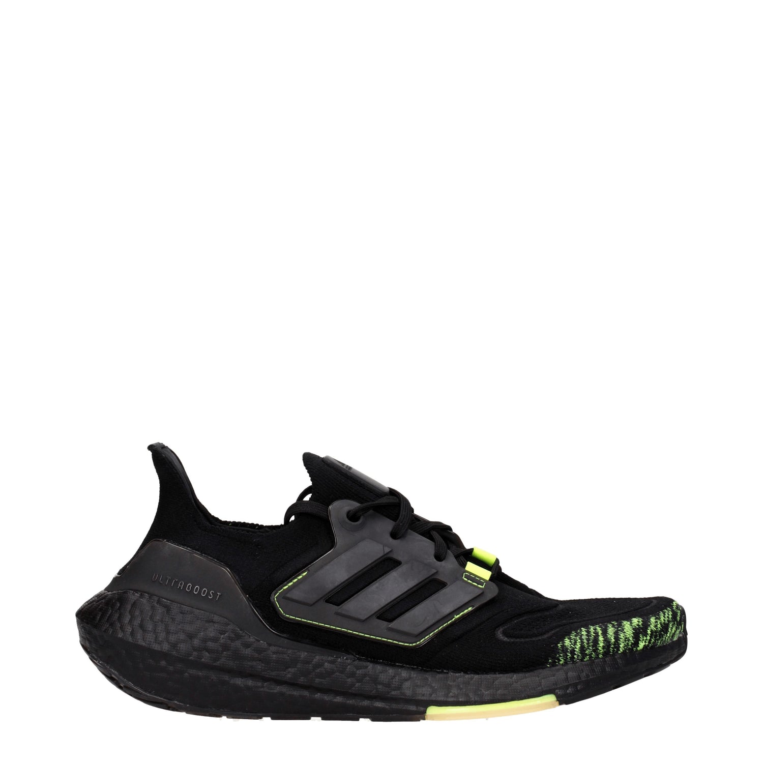 Adidas Sneakers ultraboost 2.2 Uomo Tessuto Nero Giallo Fluo