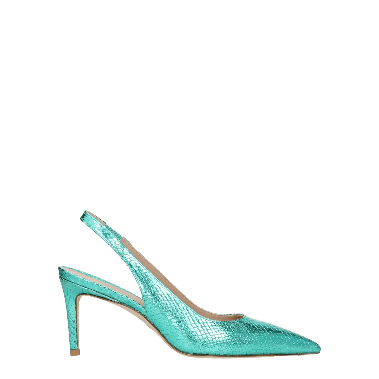 Stuart Weitzman Sandali Donna Pelle Verde Acqua