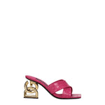 Dolce&Gabbana Sandali Donna Pelle Rosa Ciclamino