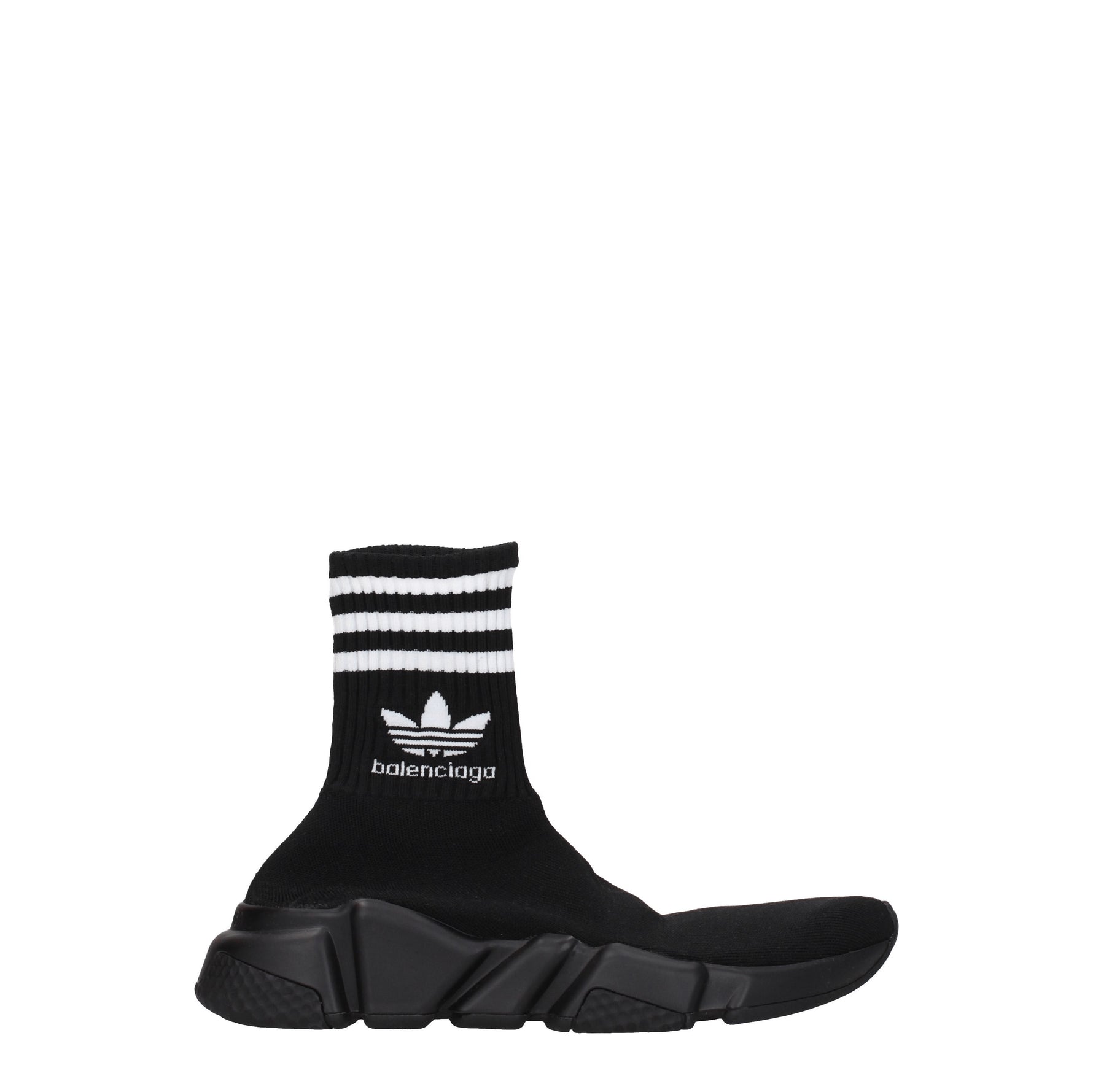 Balenciaga Sneakers adidas speed Donna Tessuto Nero Bianco