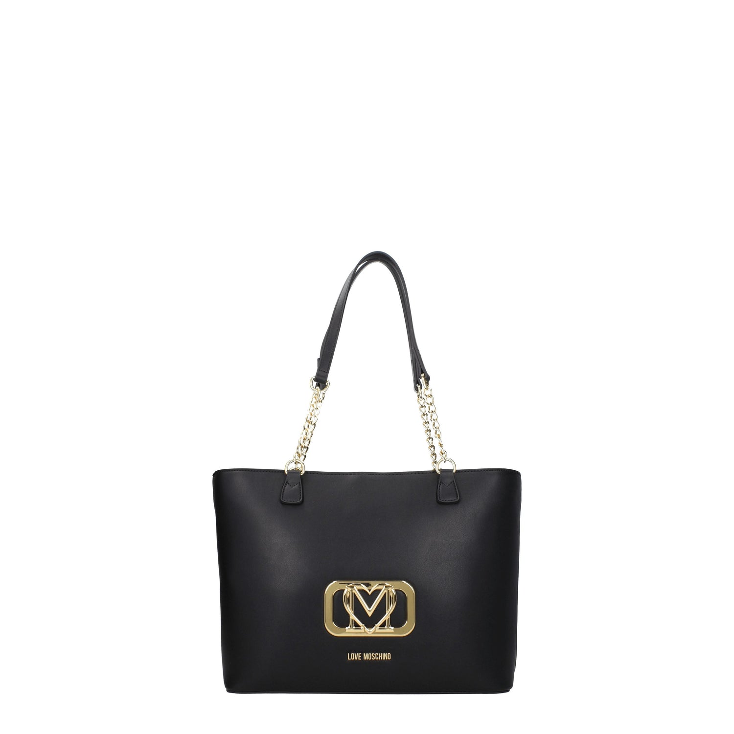 Love Moschino Borse a Spalla Donna Poliuretano Nero