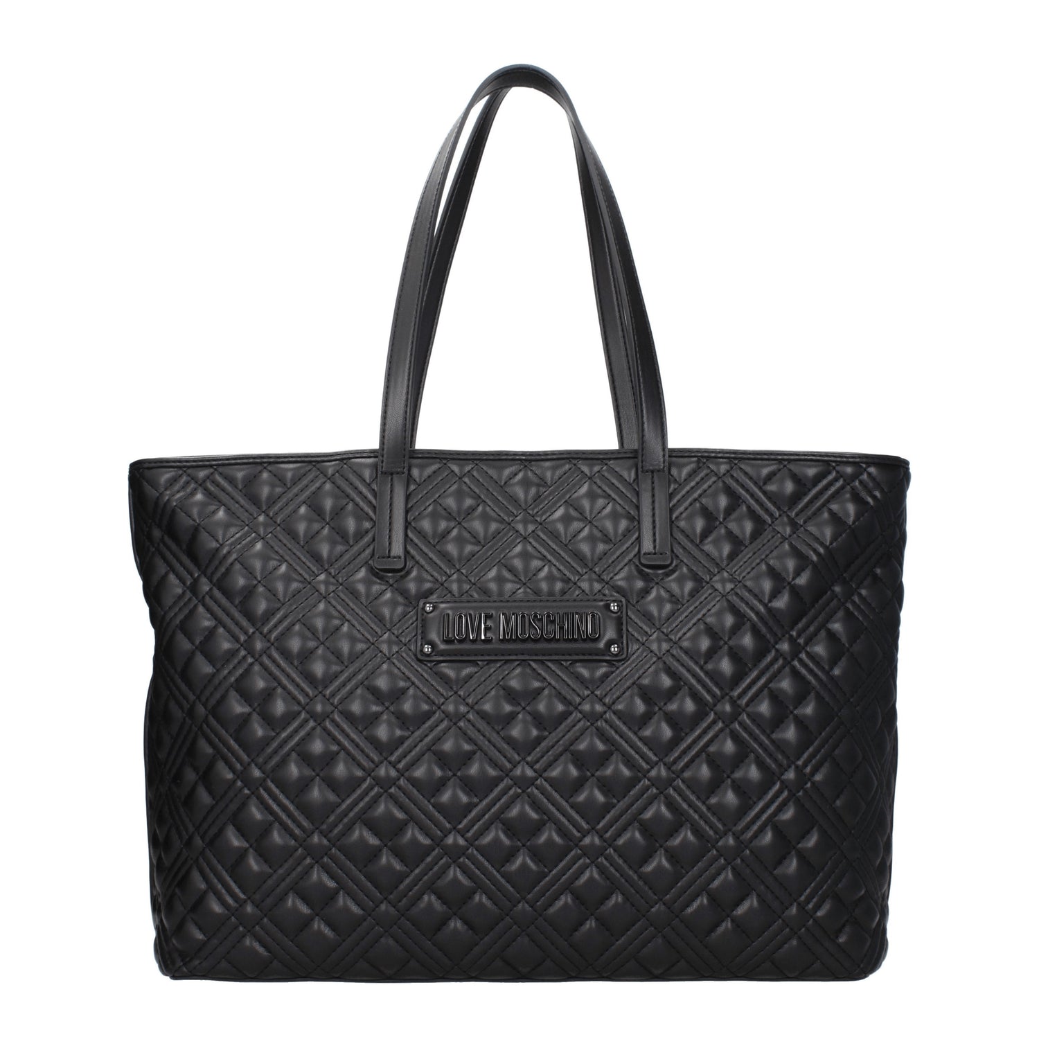 Love Moschino Borse a Spalla Donna Poliuretano Nero