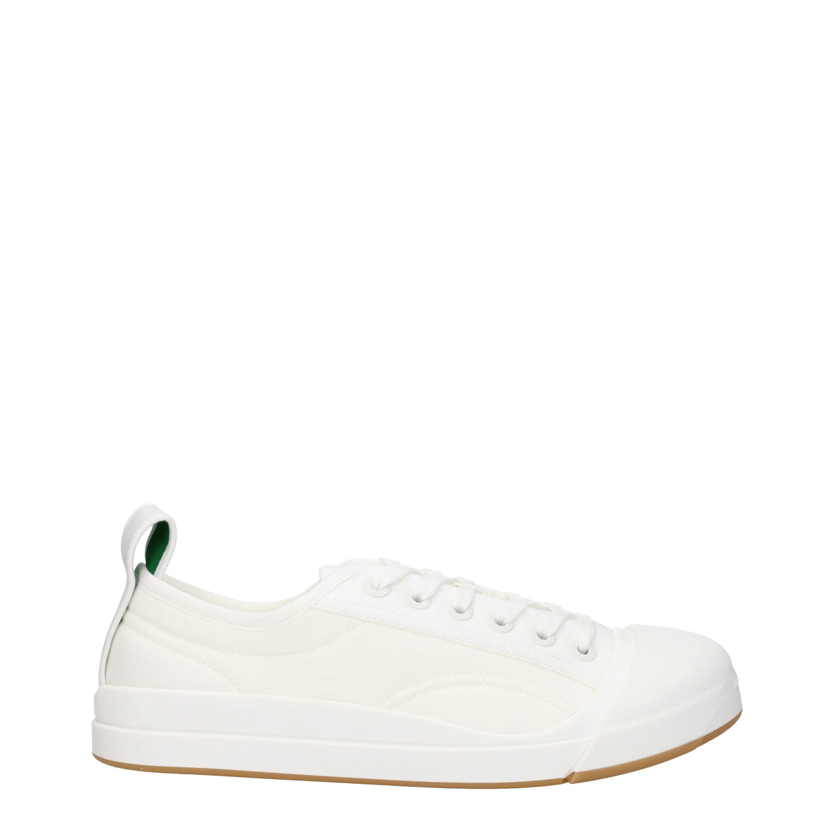 Bottega Veneta Sneakers vulcan Uomo Tessuto Bianco Bianco Ottico