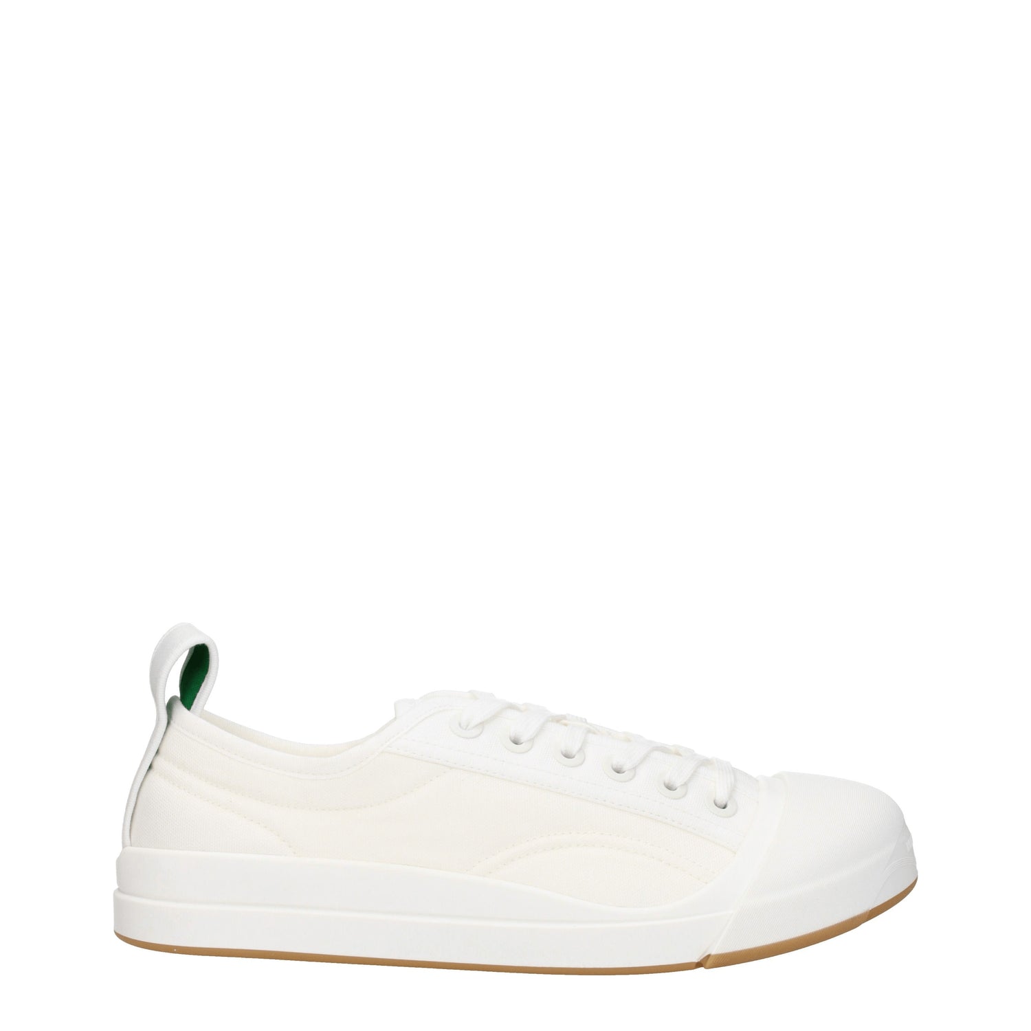 Bottega Veneta Sneakers vulcan Uomo Tessuto Bianco Bianco Ottico
