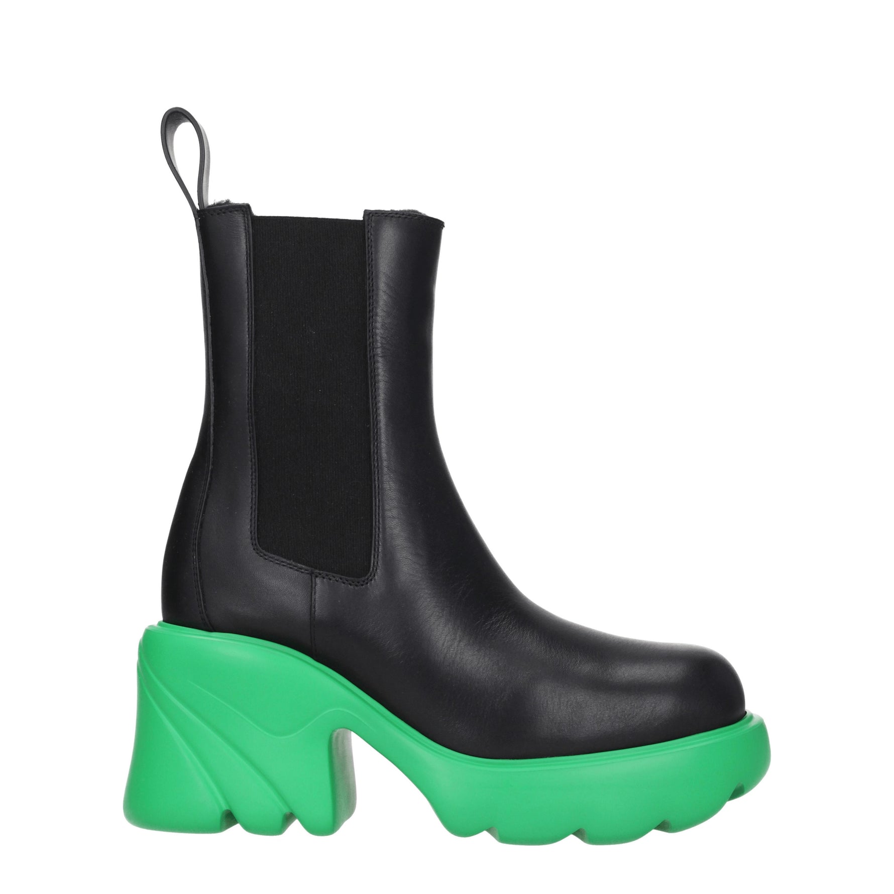 Bottega Veneta Ankle Boots Women Leather Black/Parakeet B-Exit