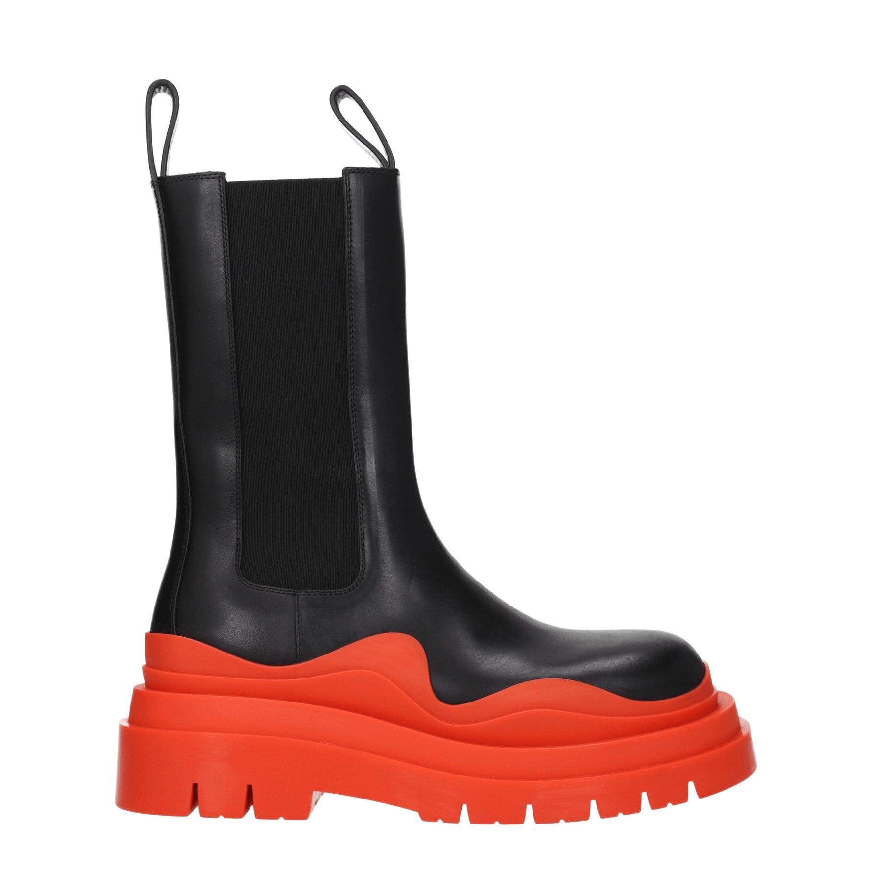 Bottega Veneta Ankle Boots Women Leather Black/Sunburst B-Exit