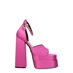 Versace Sandali Donna Raso Fuxia