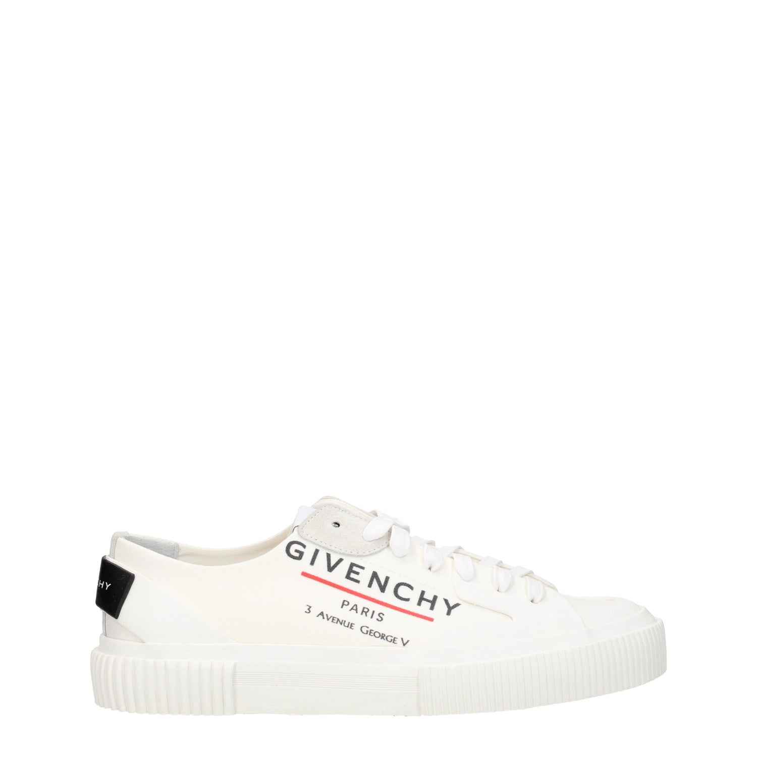 Givenchy Sneakers Uomo Tessuto Beige Bianco Sporco