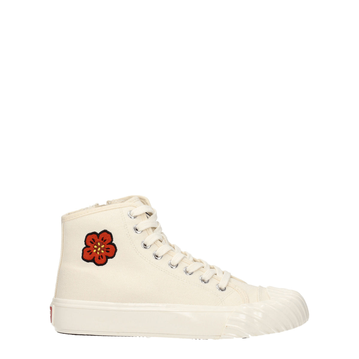 Kenzo Sneakers Donna Tessuto Beige Crema